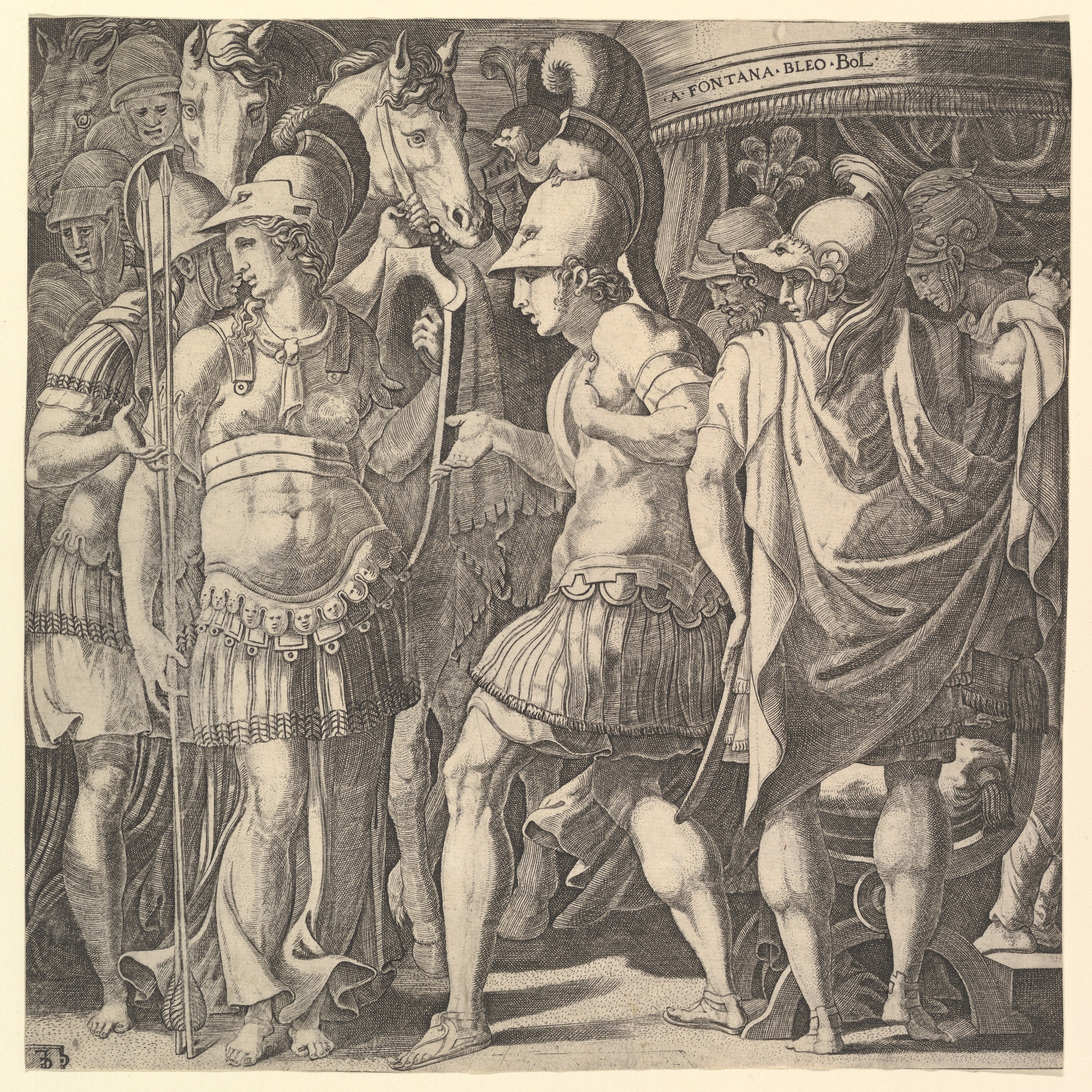 Alexander Welcoming Thalestris and the Amazons.