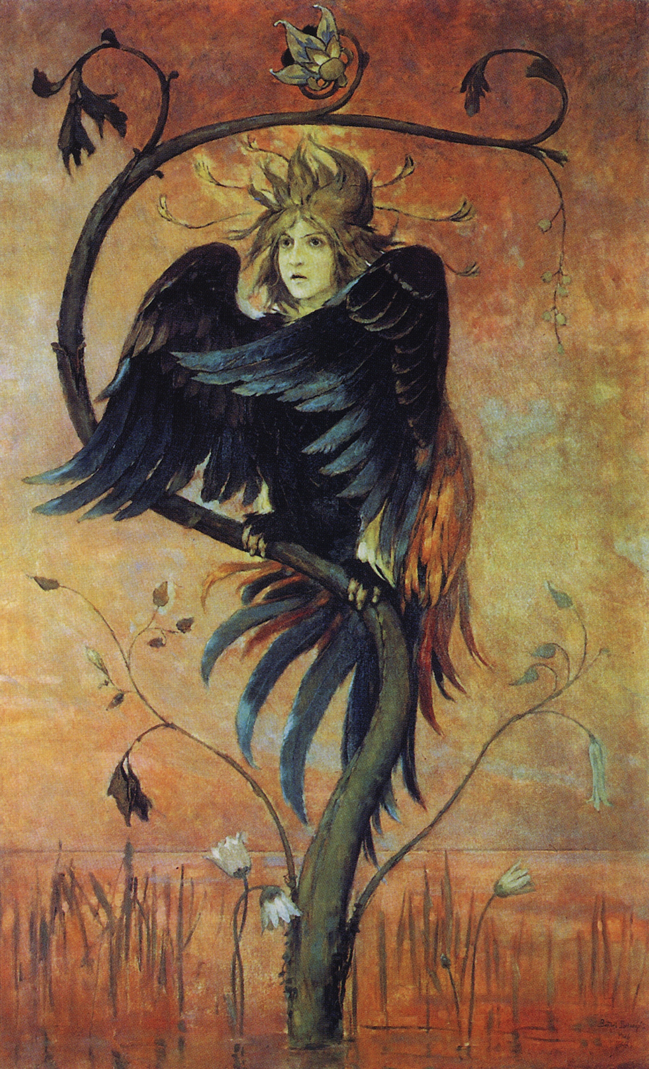 Gamayun the prophetic bird