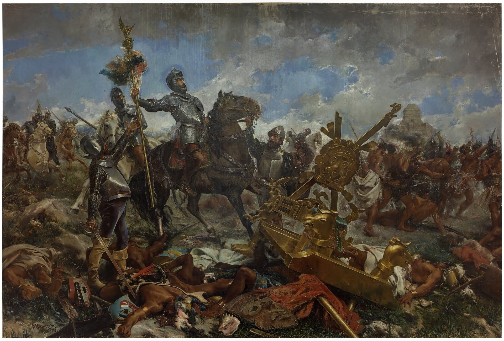 From the Conquest of Mexico (Otumba)