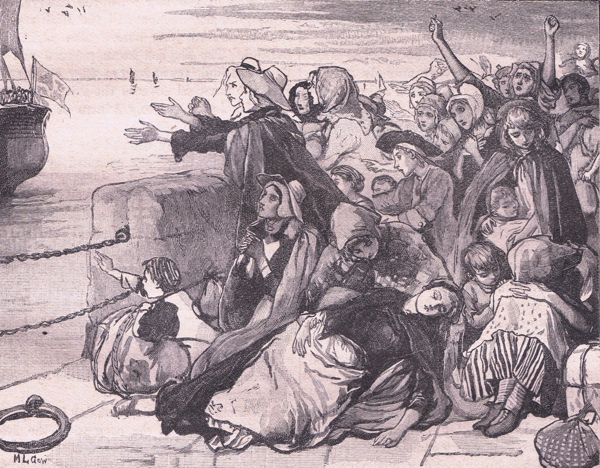 Scene of the removal of the Irish soldiers from Limerick