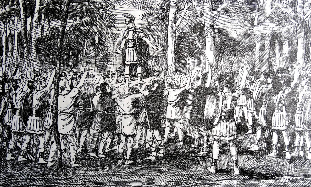 Julian Elevated to Emperor