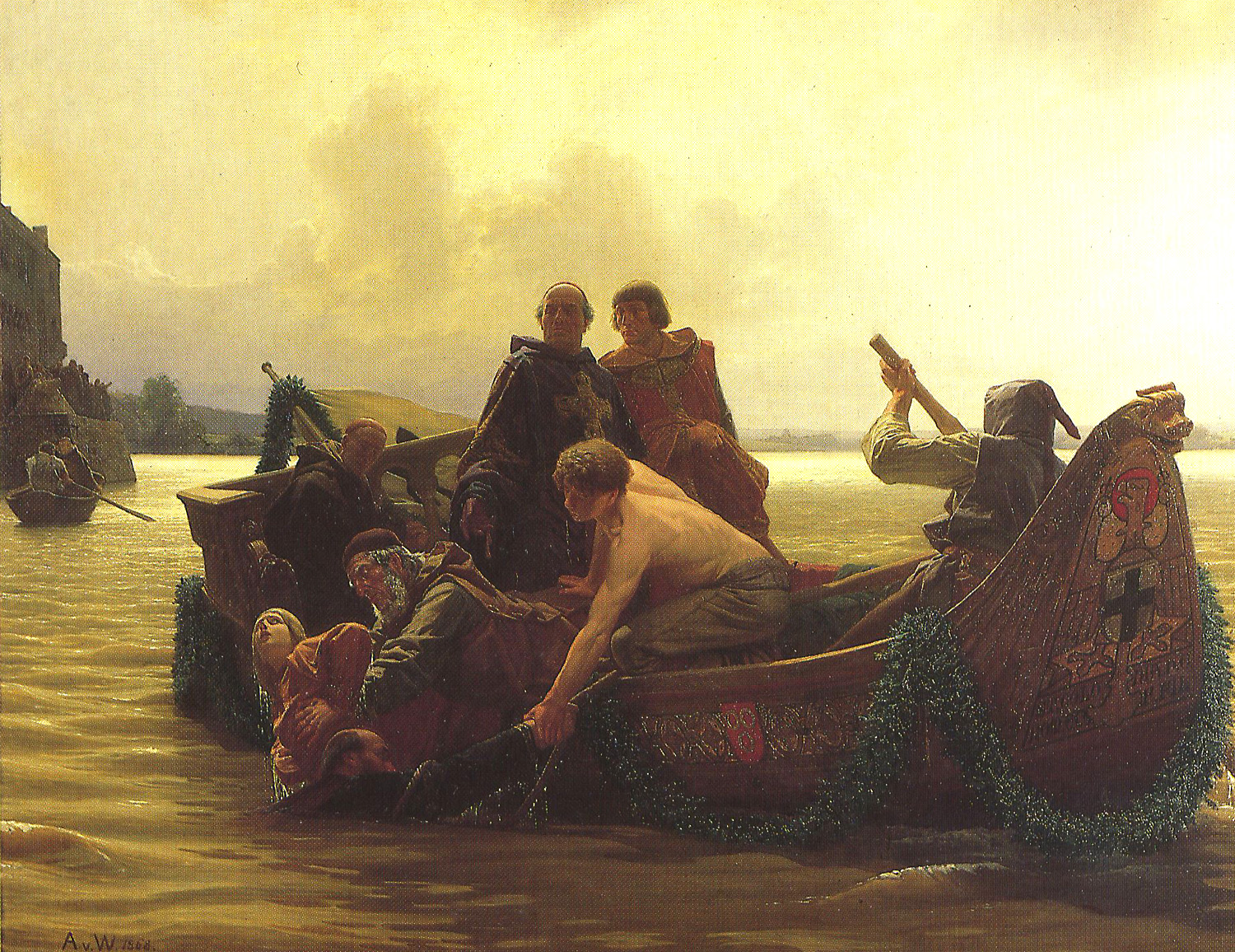 The abduction of Henry IV by Archbishop Anno of Cologne in Kaiserswerth