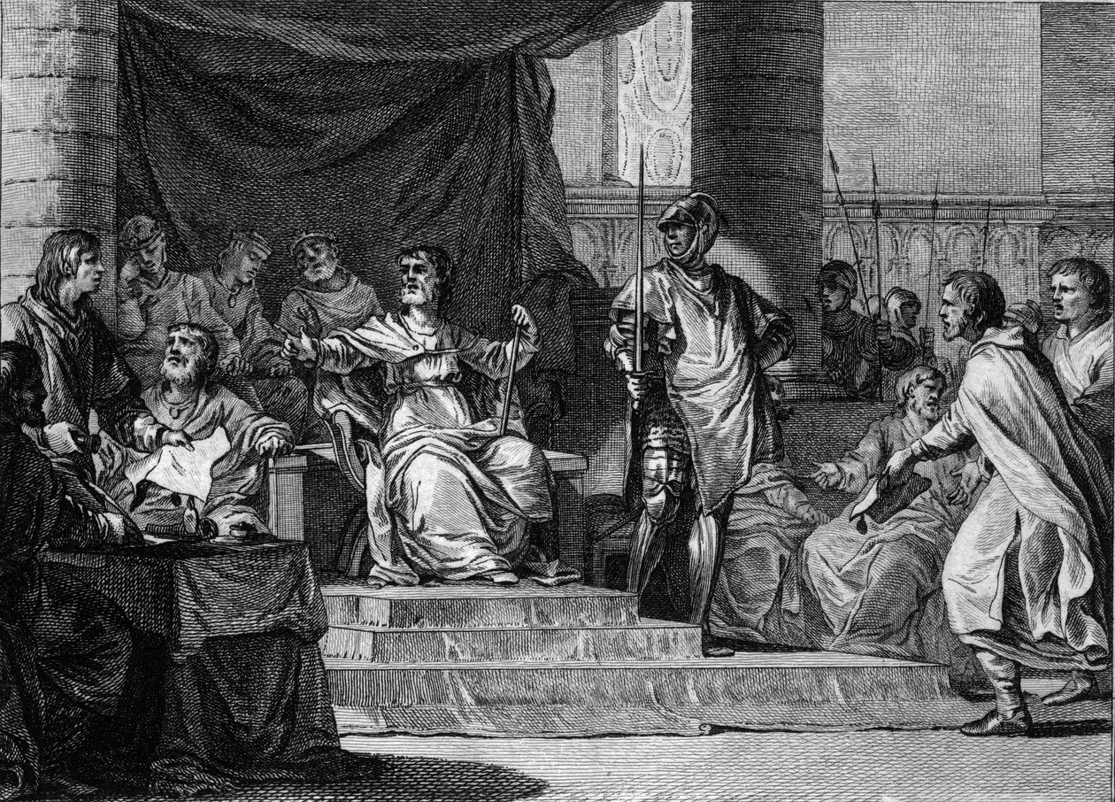 Imaginary representation of the reign of Merovingian lazy kings