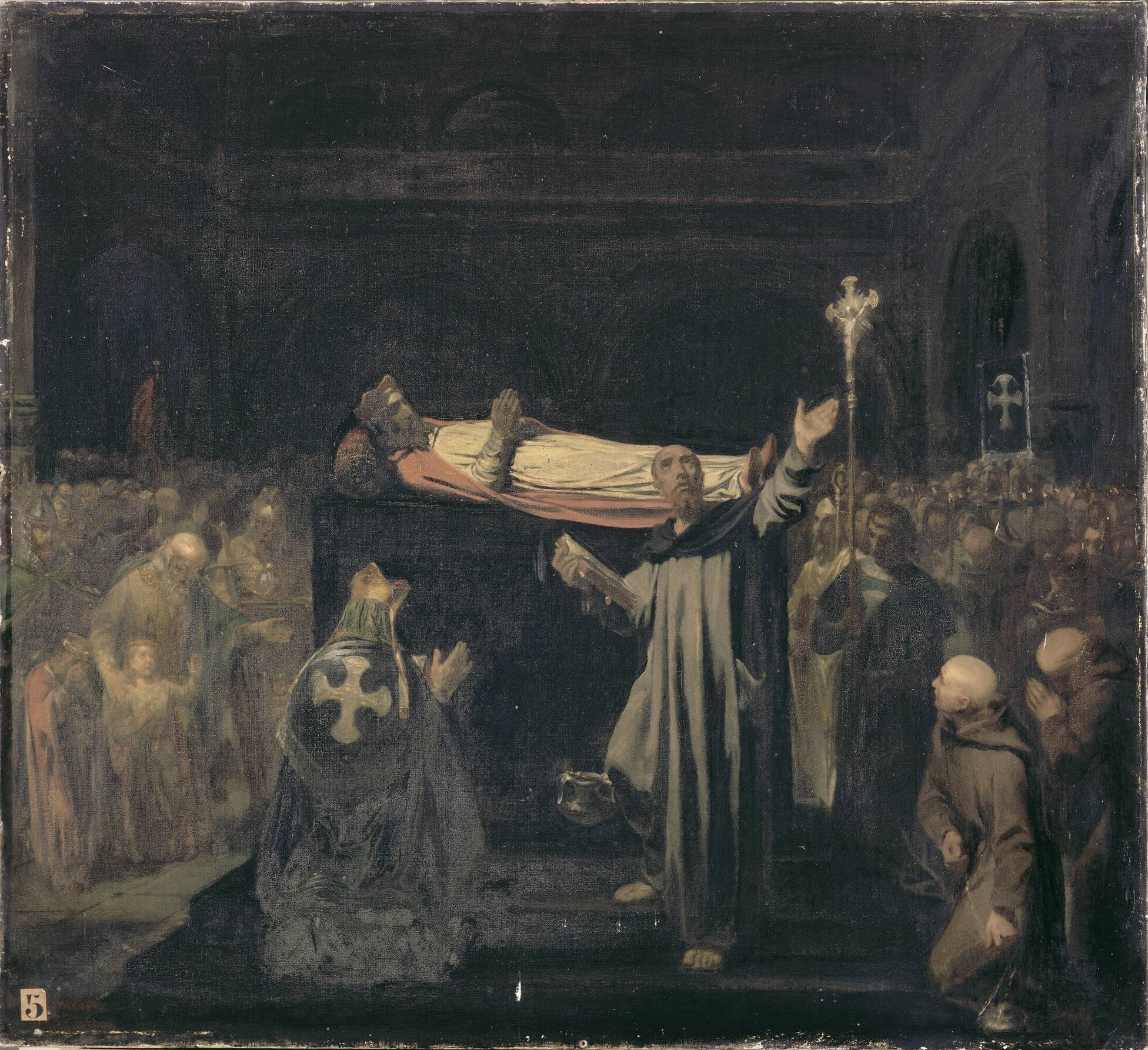 Funeral of Dagobert at Saint-Denis