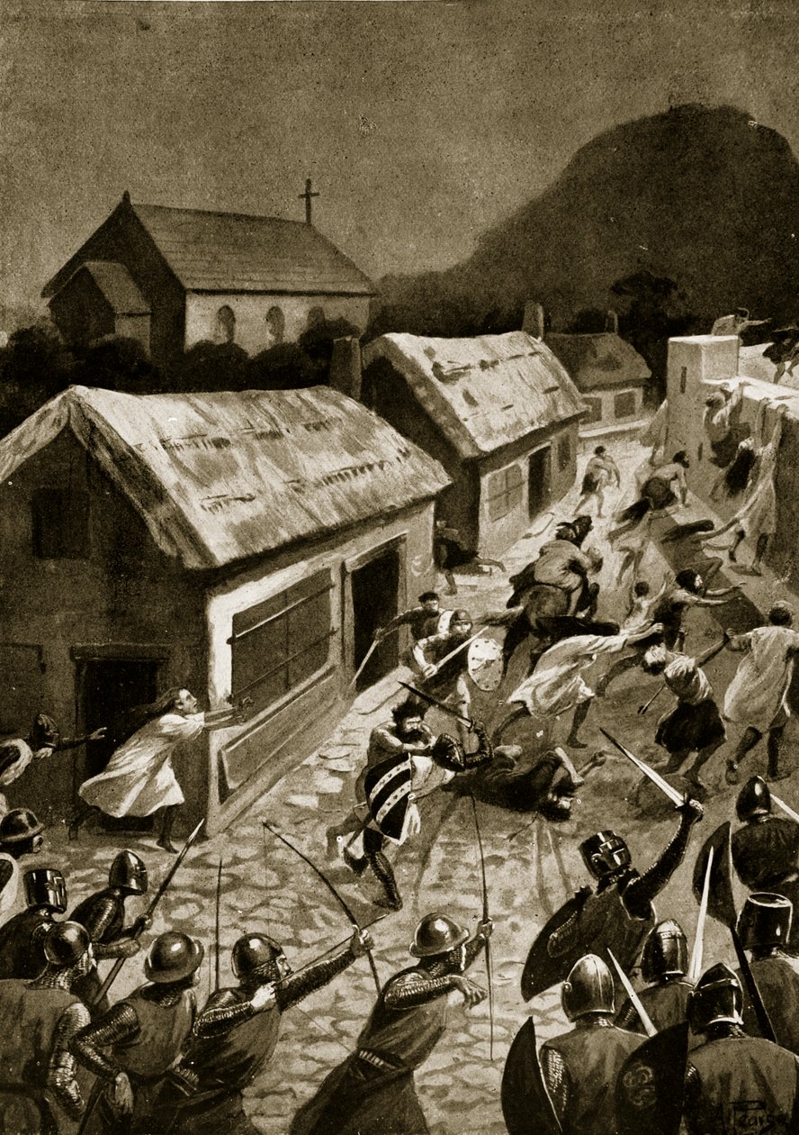 The storming of Berwick by the Scots