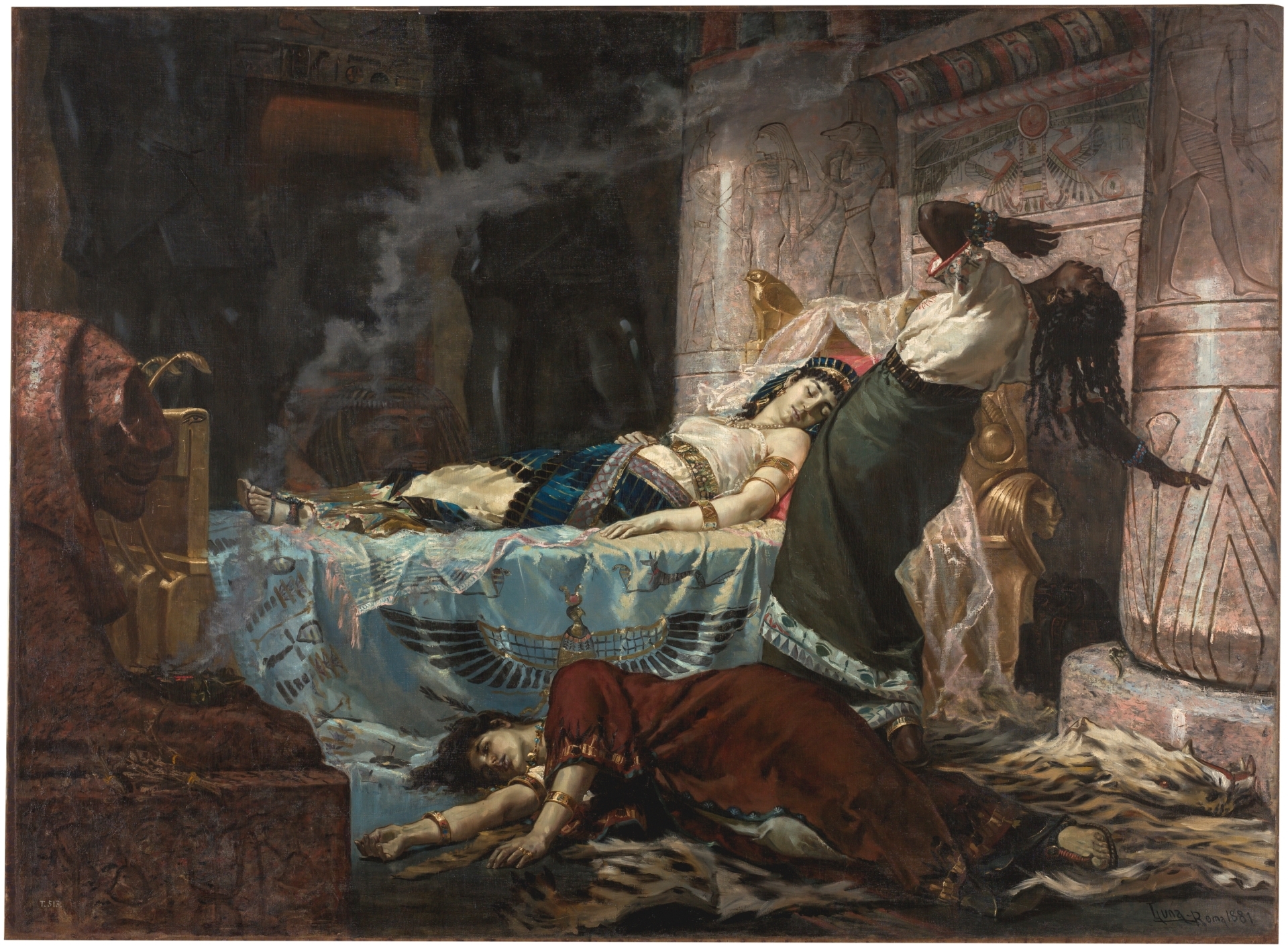 Cleopatra, por Juan Luna (Museo del Prado)