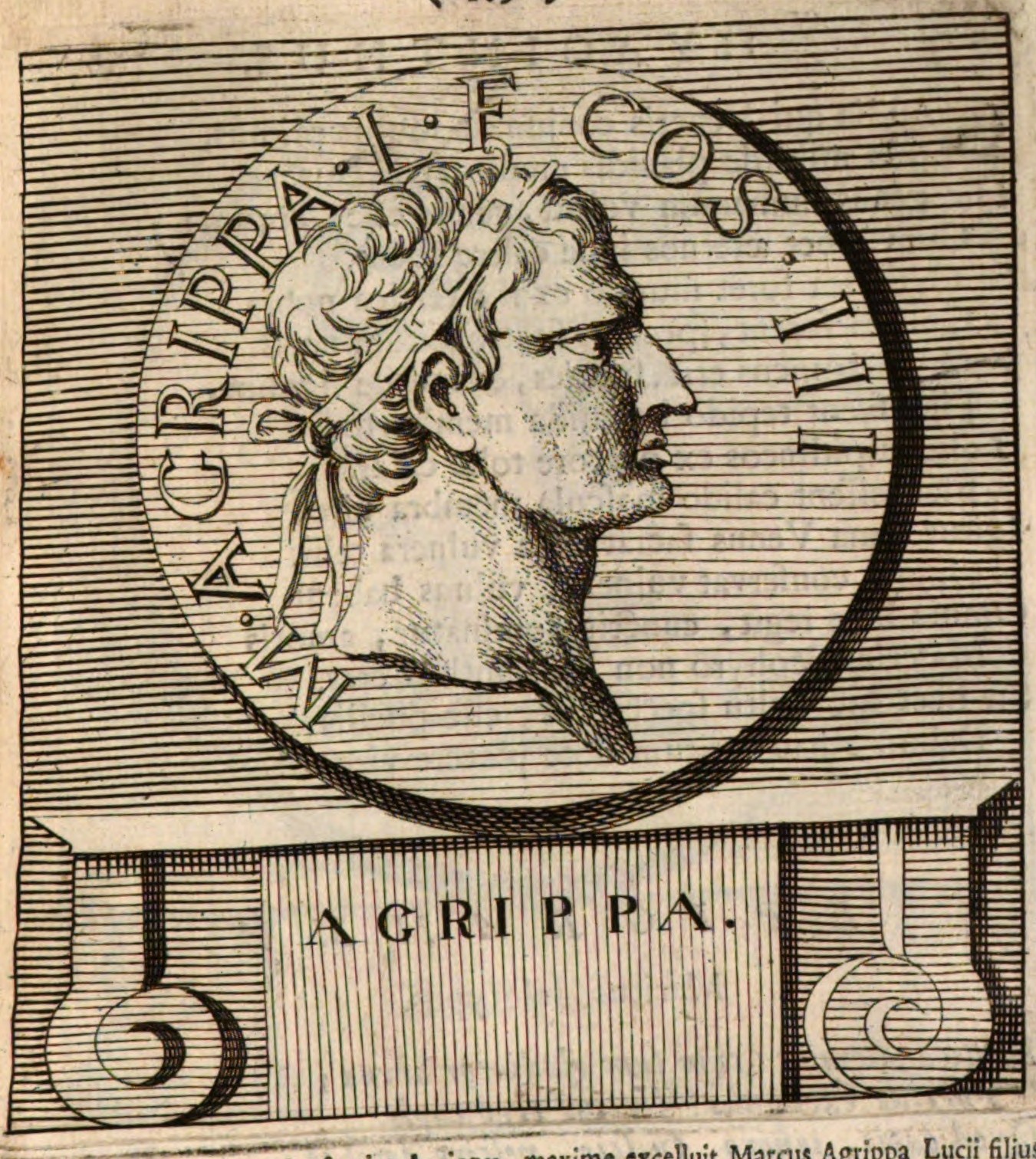 Marcus Agrippa, son of Lucius, Consul for the third time
