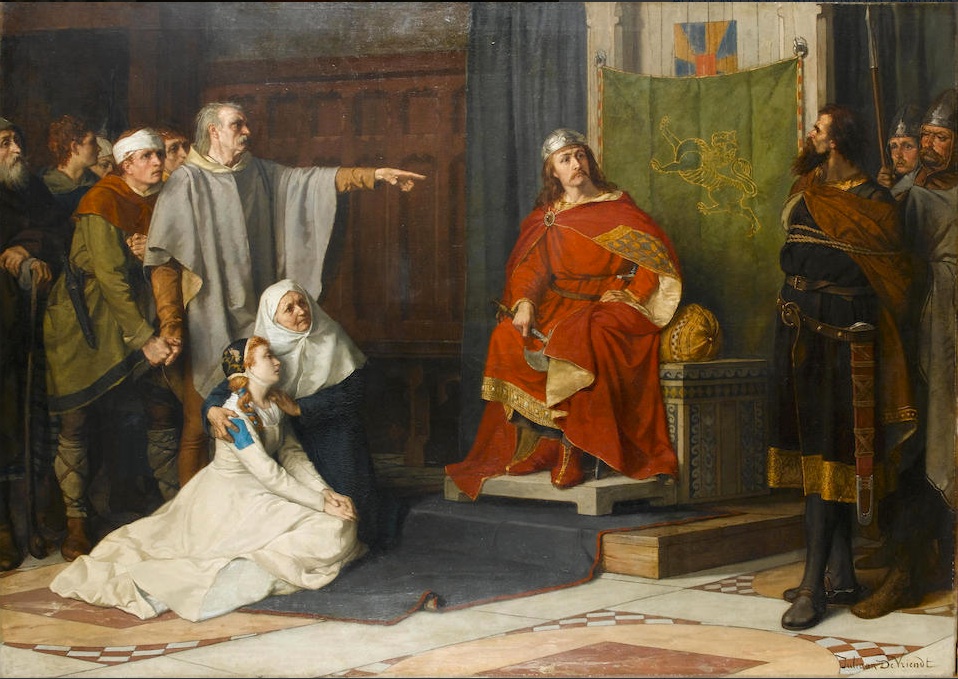King Boudewijn's judgment on one of his fellow noblemen