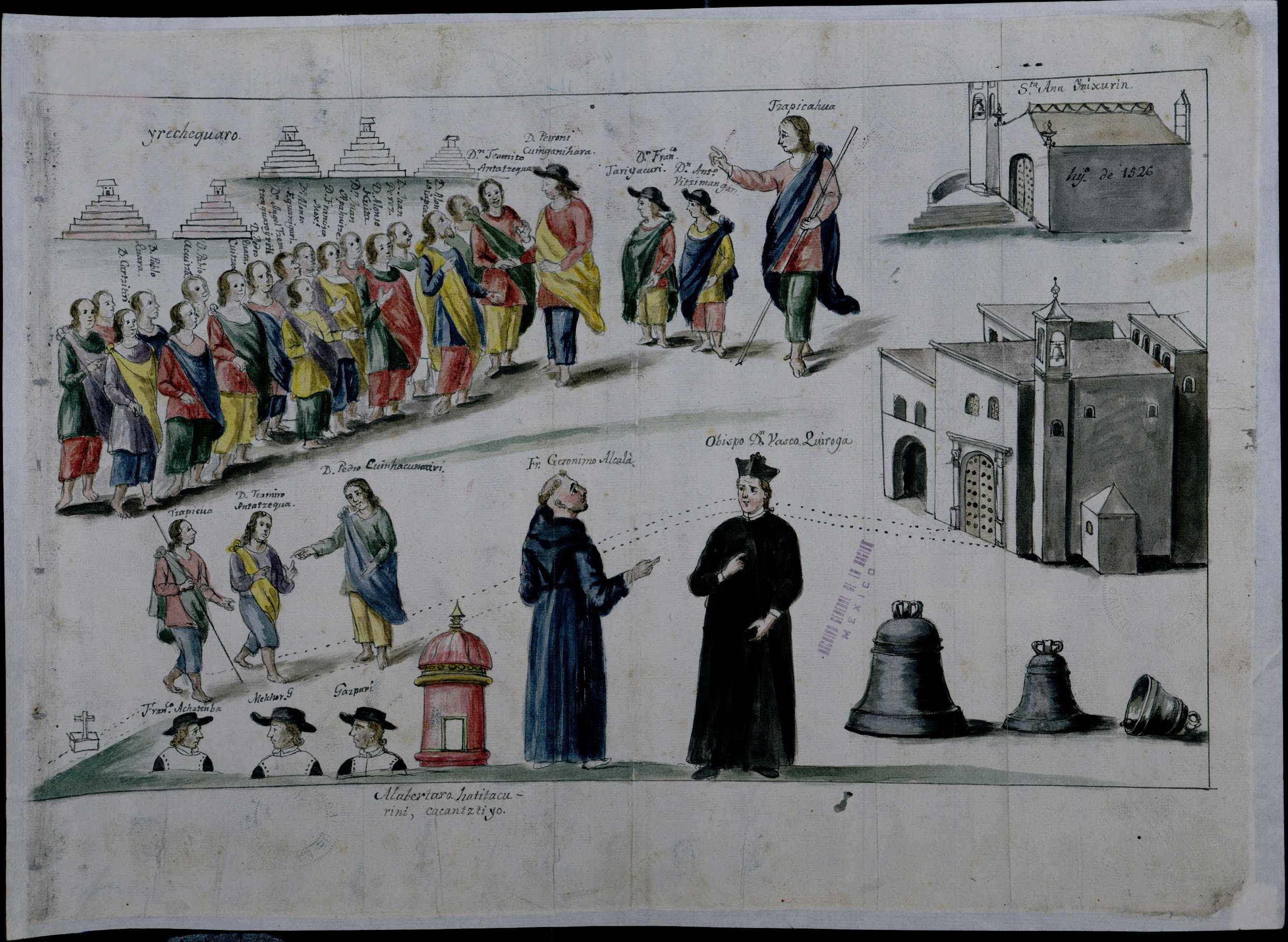 Vasco de Quiroga and Friar Gerónimo de Alcalá