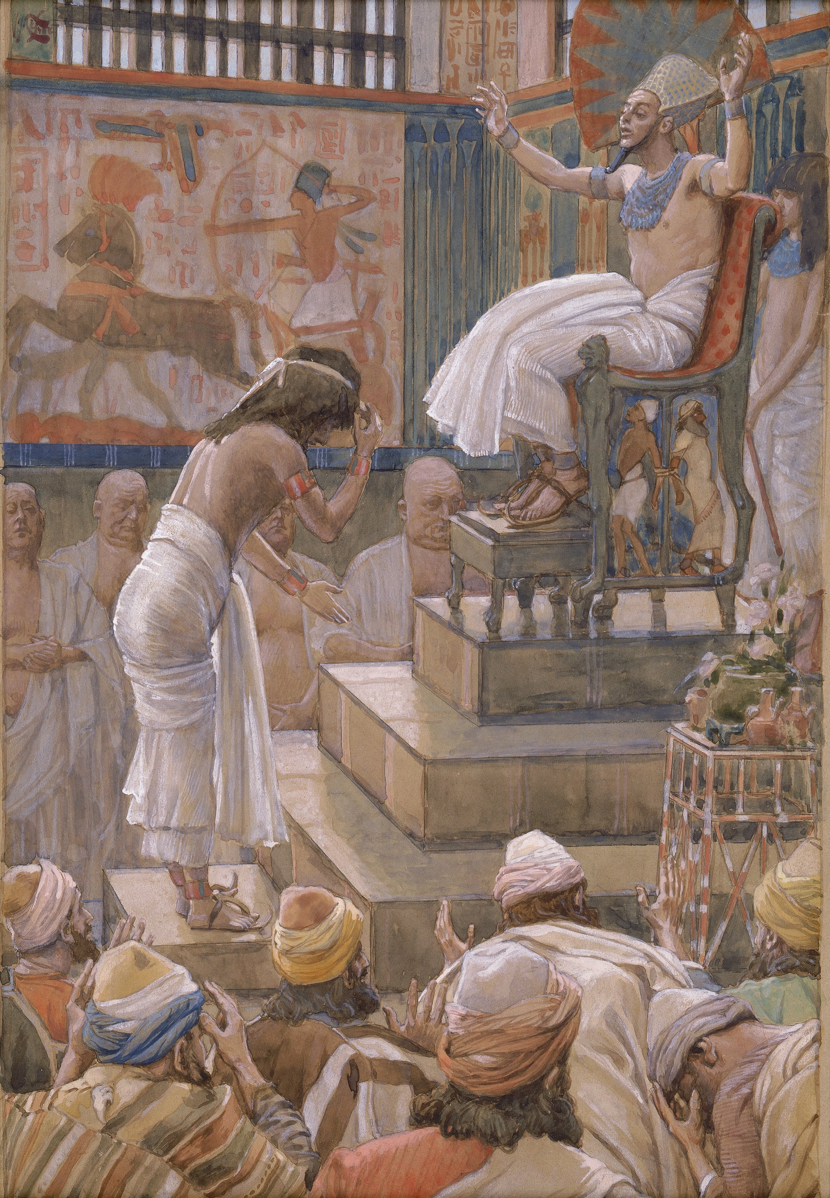 Joseph and His Brethren Welcomed by Pharaoh