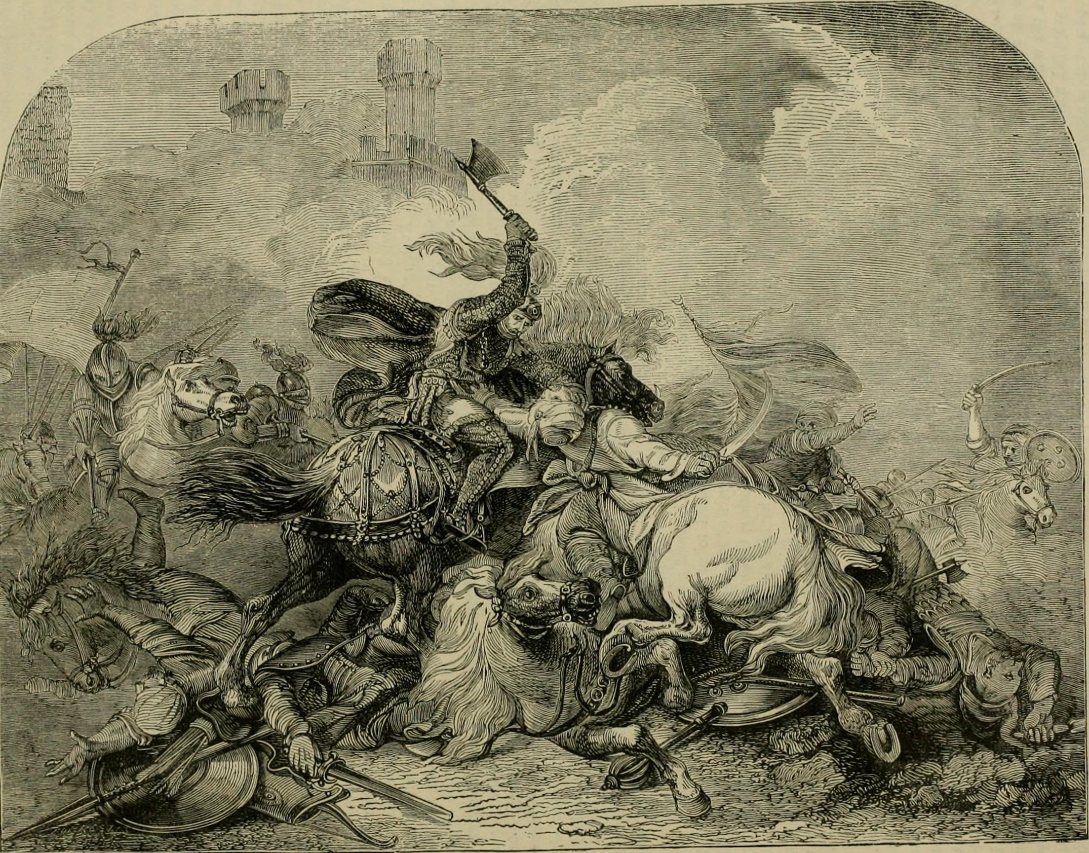Richard the Lionheart at the Battle of Jaffa