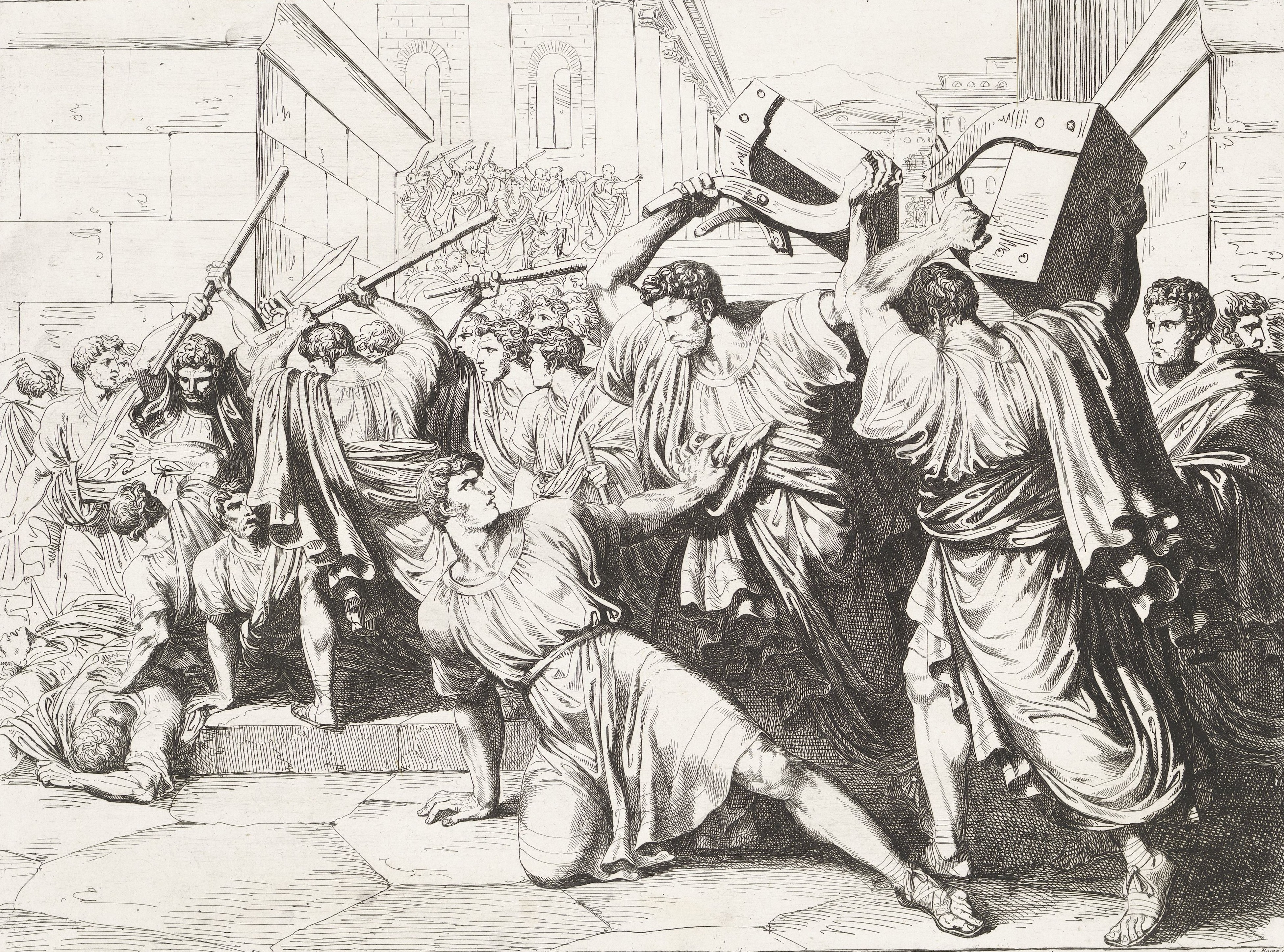 The death of Tiberius Gracchus