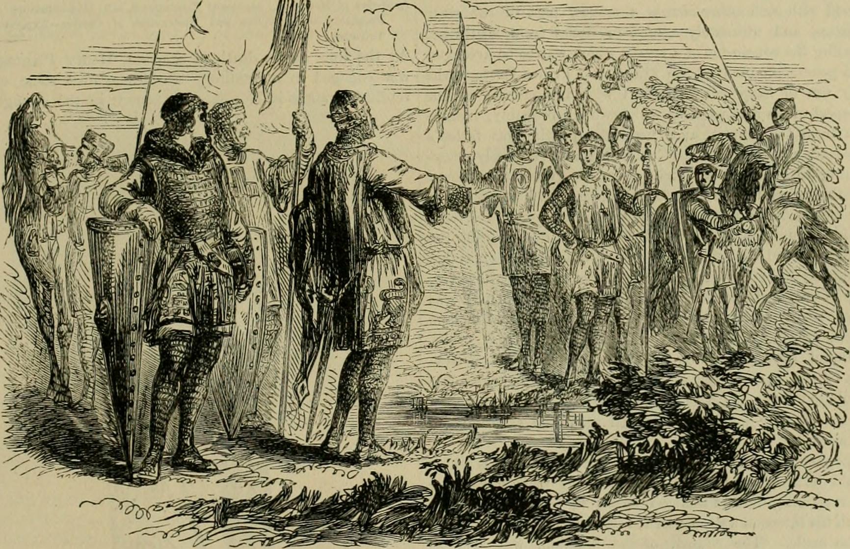 Meeting of Stephen and Prince Henry at Wallingford