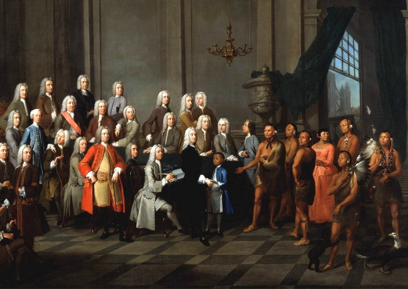 Audience Given by the Trustees of Georgia to a Delegation of Creek Indians