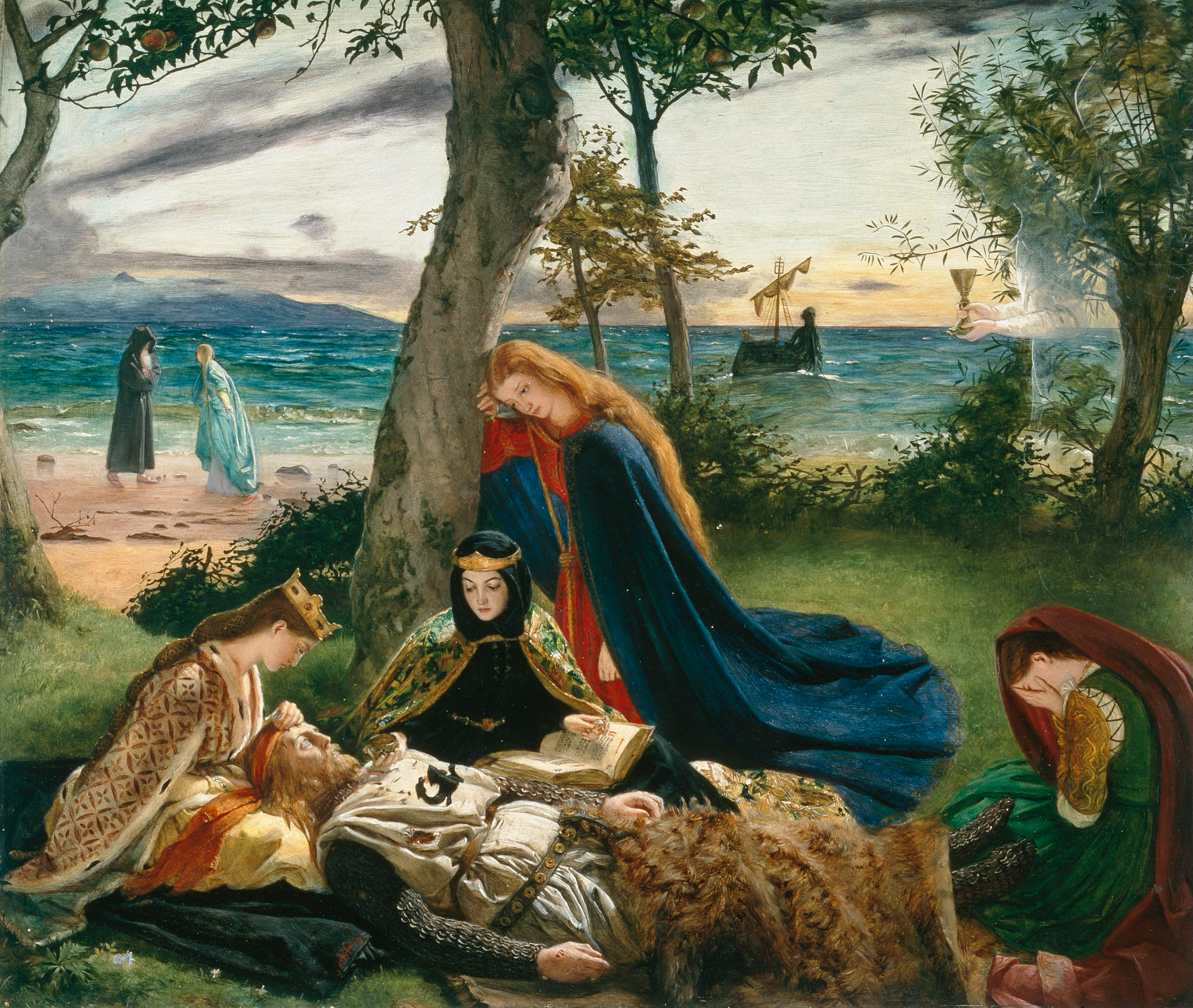 La Mort d'Arthur James Archer, 1860 Arthurian