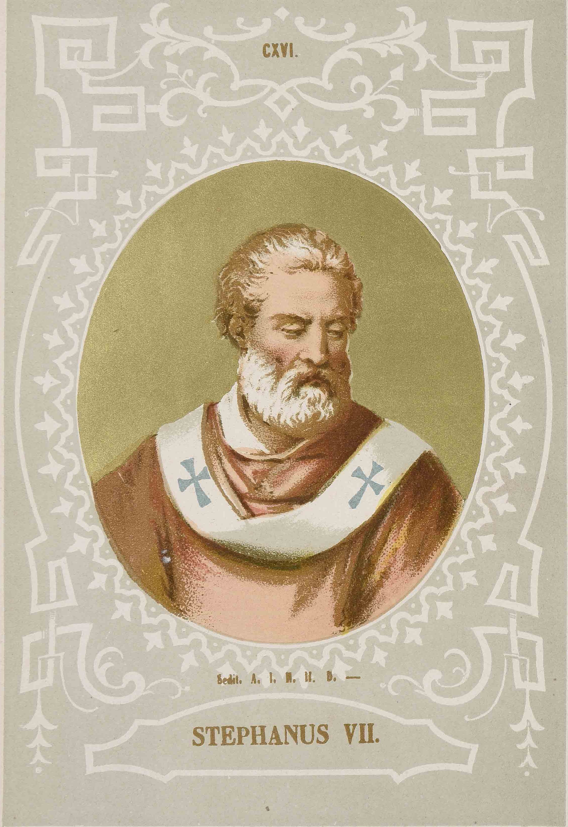 to 897-8 Pope Stephen VI