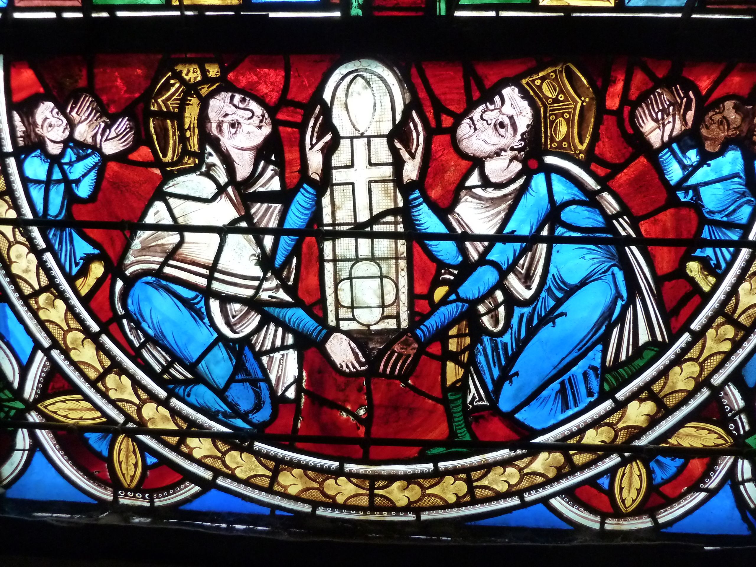 Eleanor of Aquitaine and Henry II of England as donors