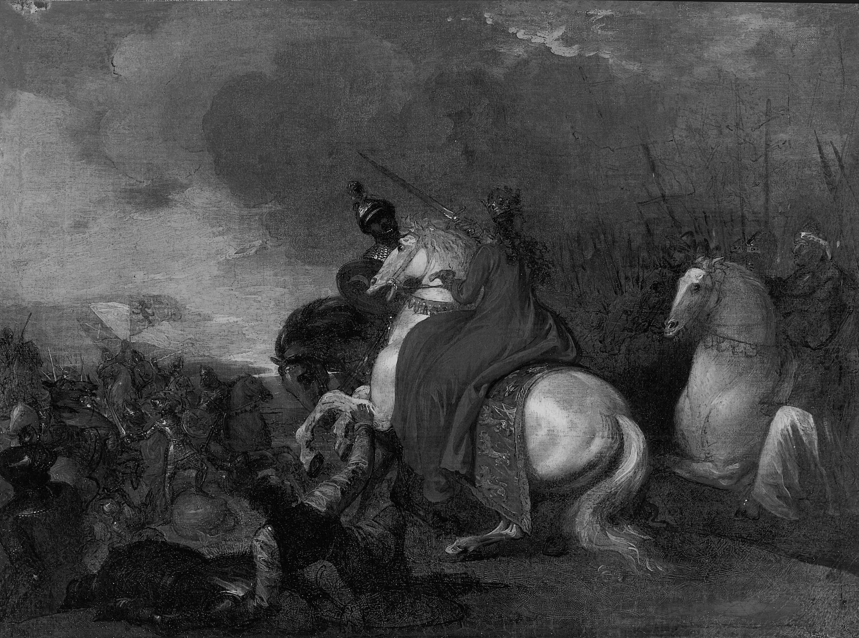 th Queen Philippa at the Battle of Neville's Cross