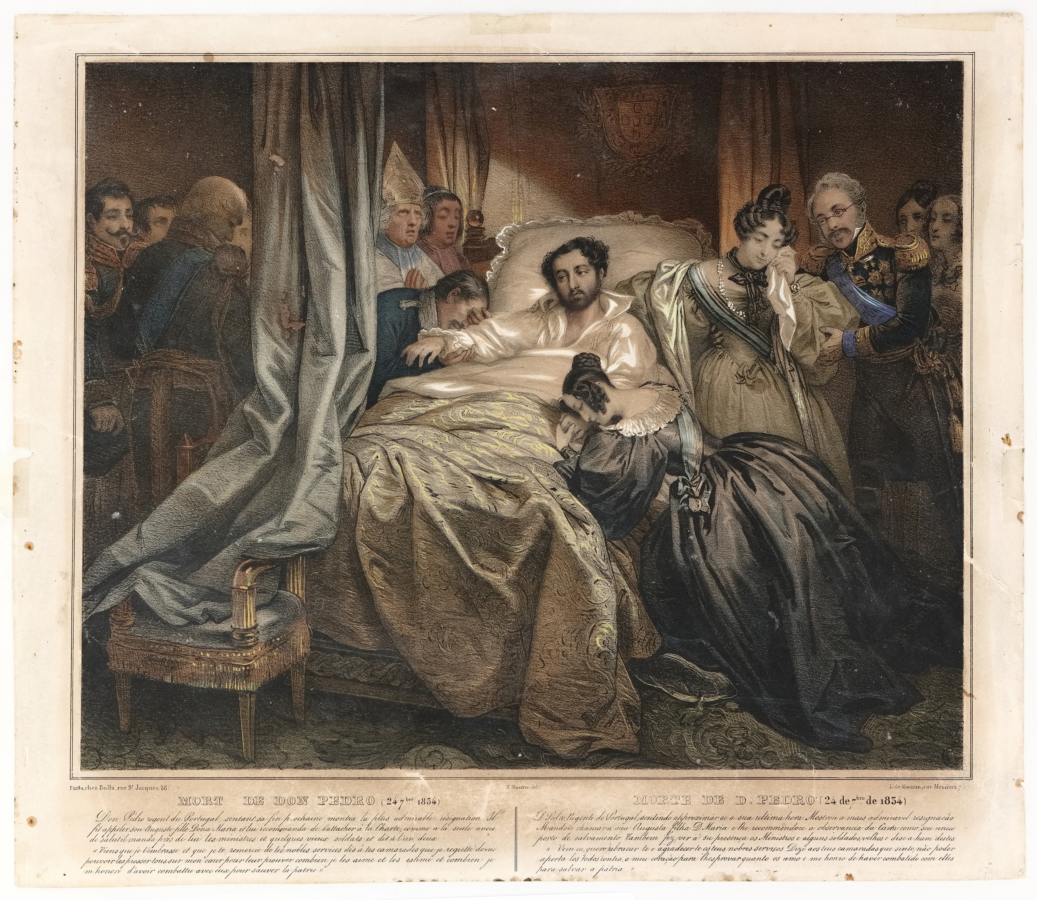 Death of King Pedro (24 September 1834)
