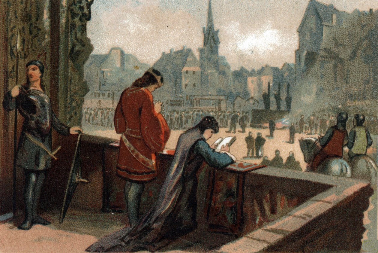 Constance next to her husband Robert II the Pious
