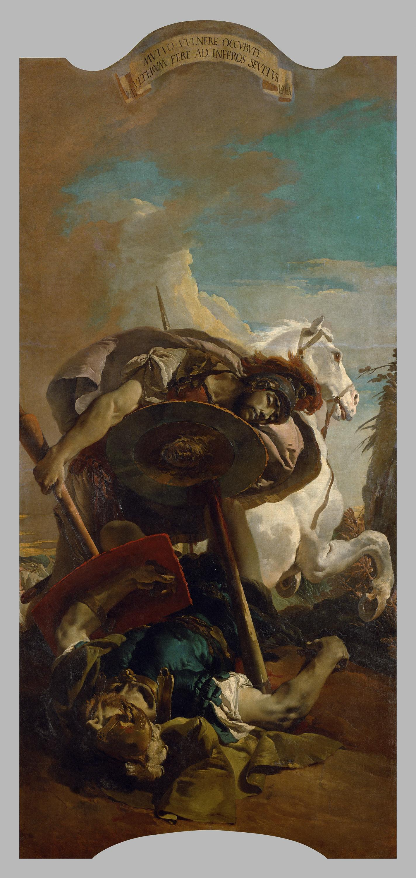 Death of Consul L. J. Brutus in a duel with Aruns