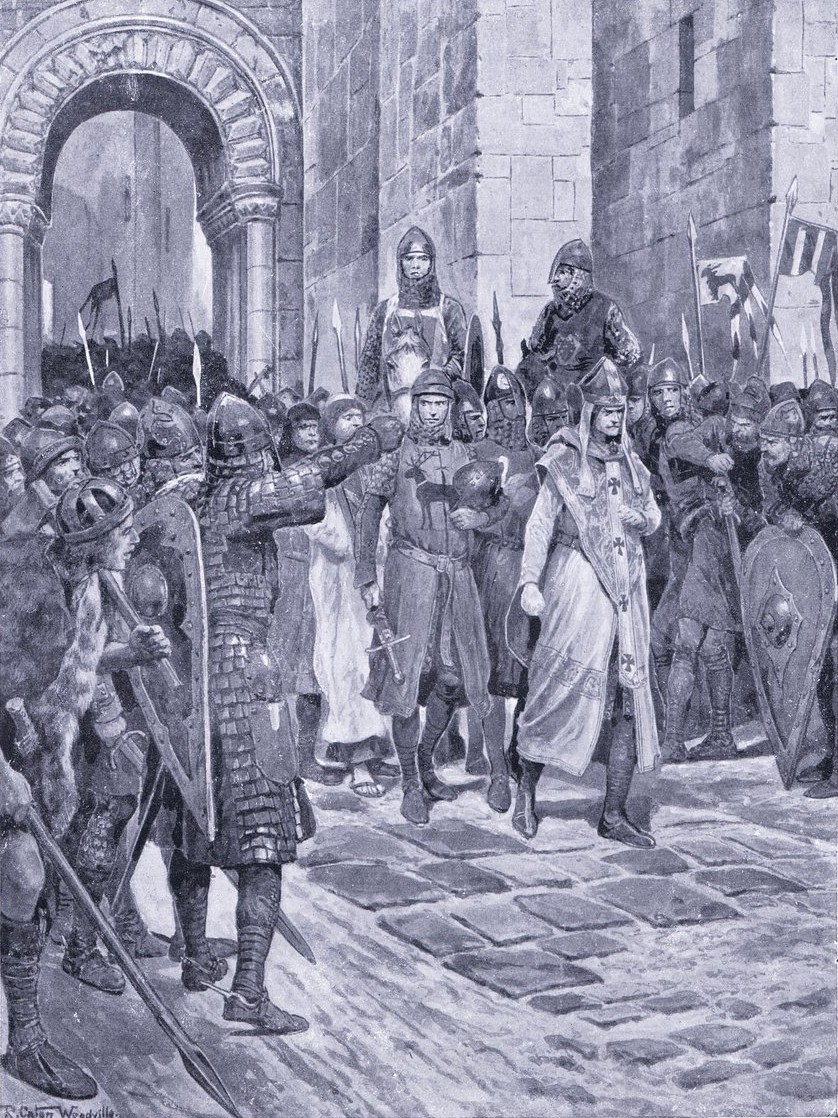 Bishop Odo surrenders Rochester Castle