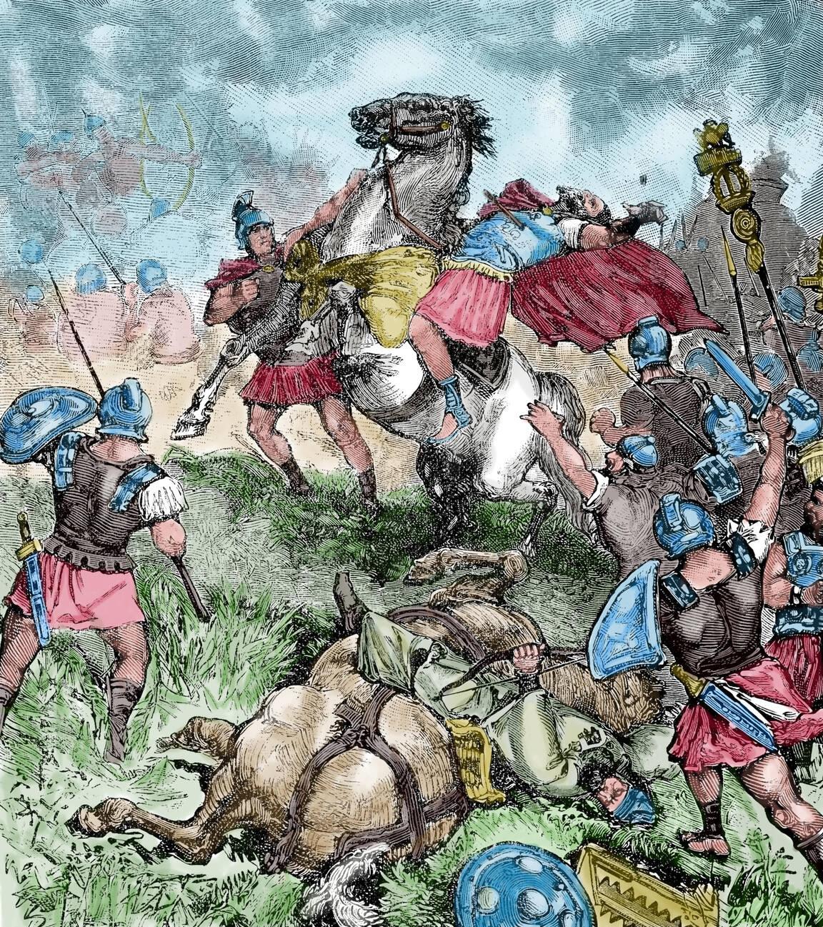 Death of Emperor Julian (Colored