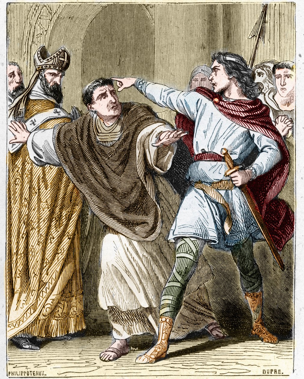 Childeric II had the Bishop Saint Leger Locked in the Abbey of Luxeuil