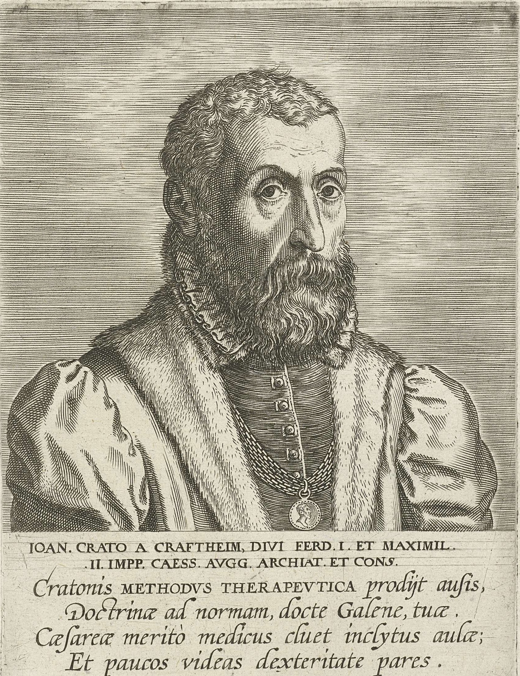 Portrait of Johannes Crato von Krafftheim