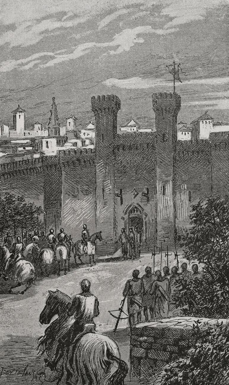 Troops of Peter the Ceremonious (1319-1387) taking the city of Valencia