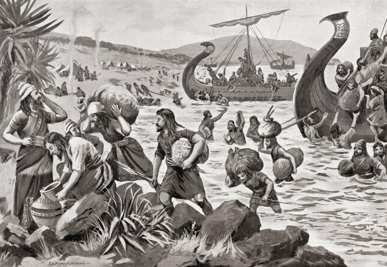 The colonization of Cyprus by the Phoenicians