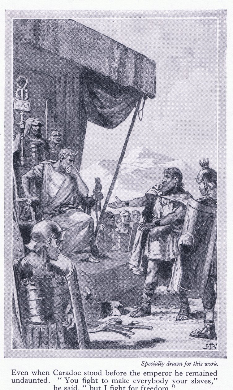 Caradoc stood before the emperor