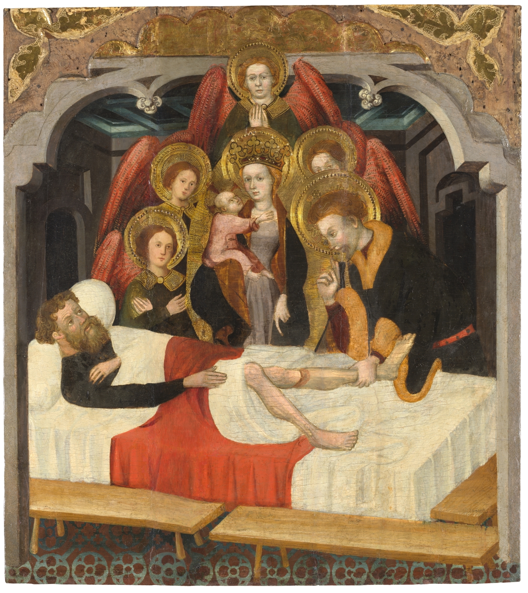 Saint Hippolyte curing the Leg of the Oxherd Peter