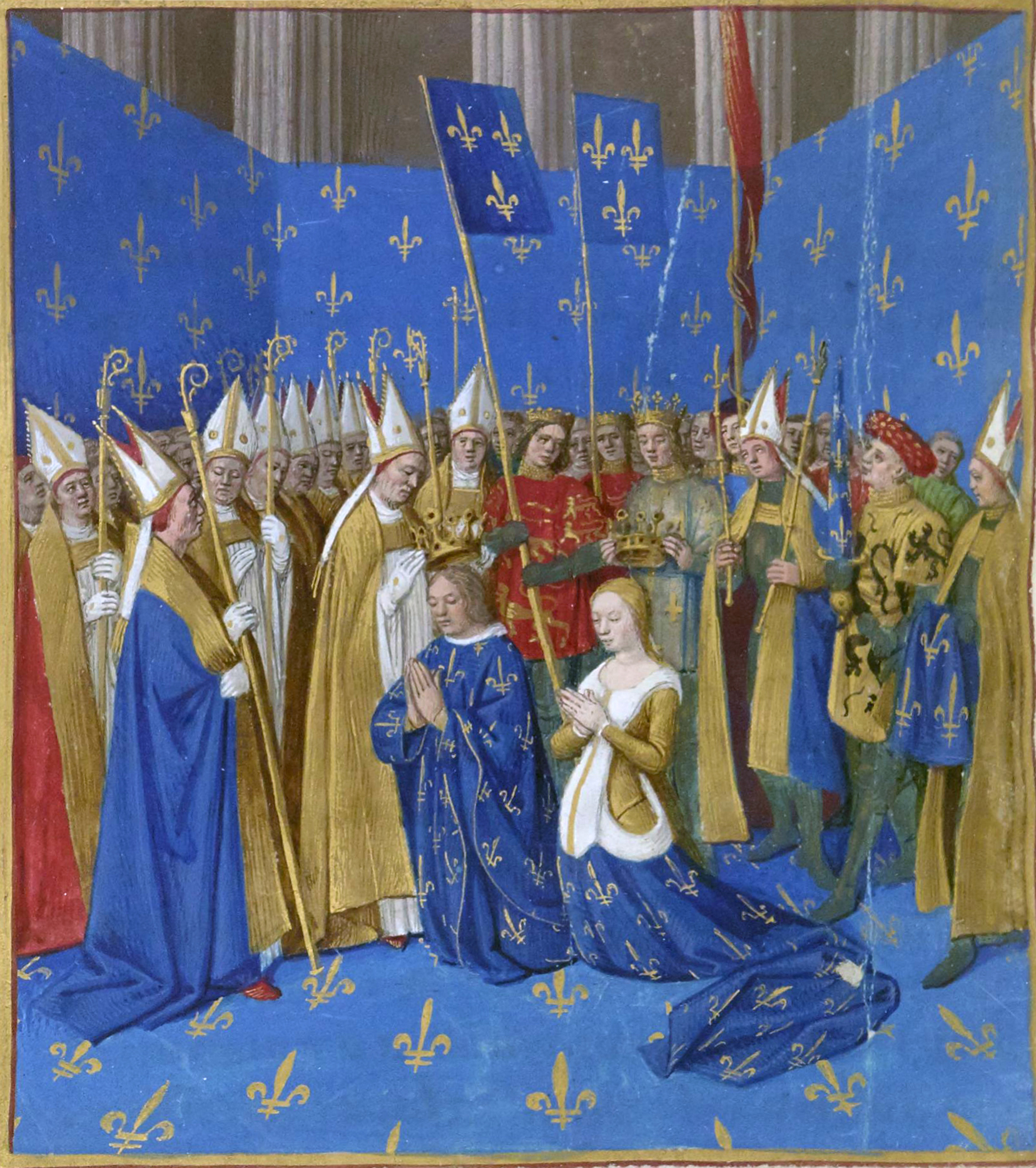 Coronation of Louis VIII and Blanche of Castile at Reims