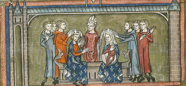 Coronation of Louis VIII of France and Blanche of Castile