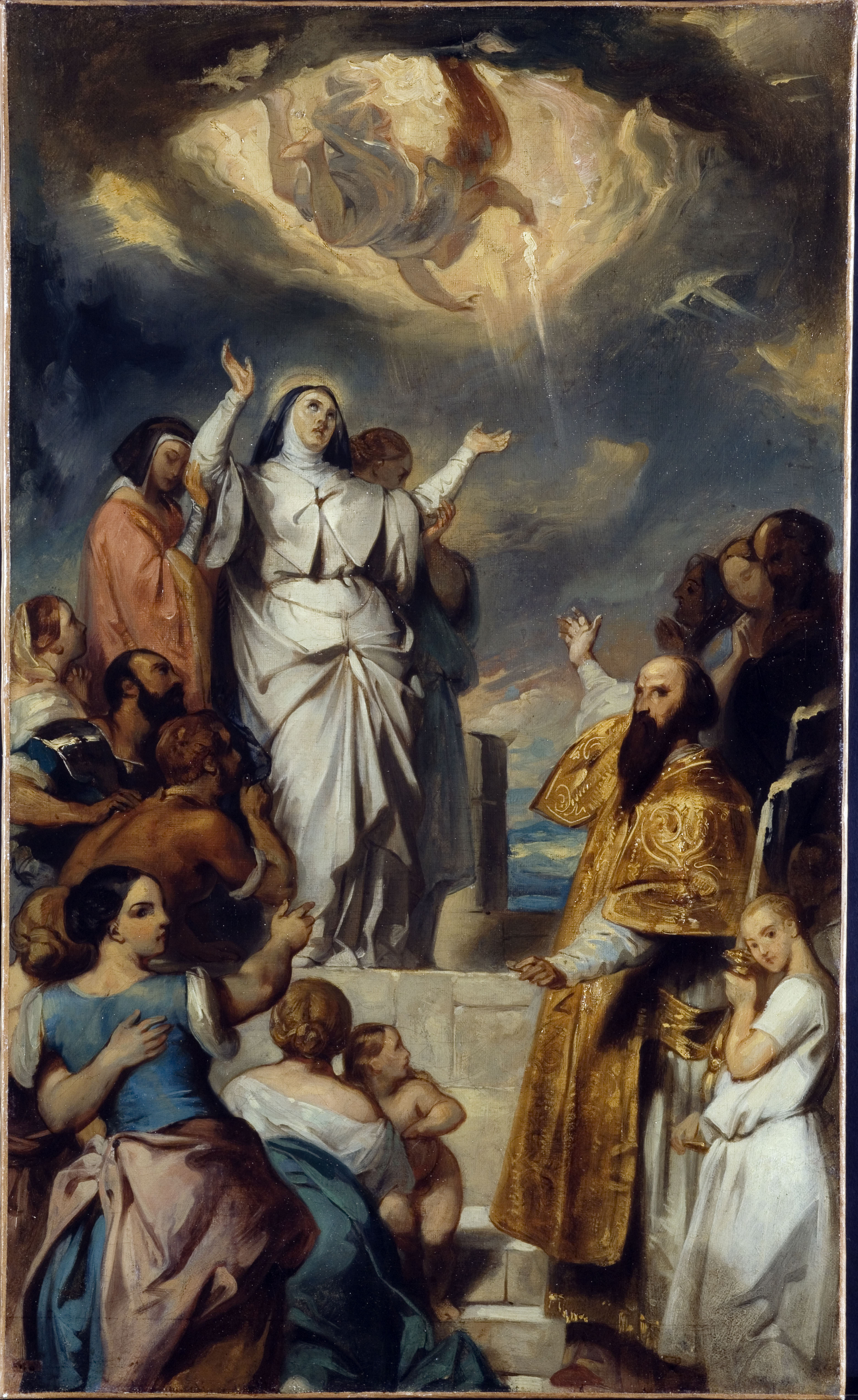 Apotheosis ofGenevieve, sketch for painting in the church of Lorette