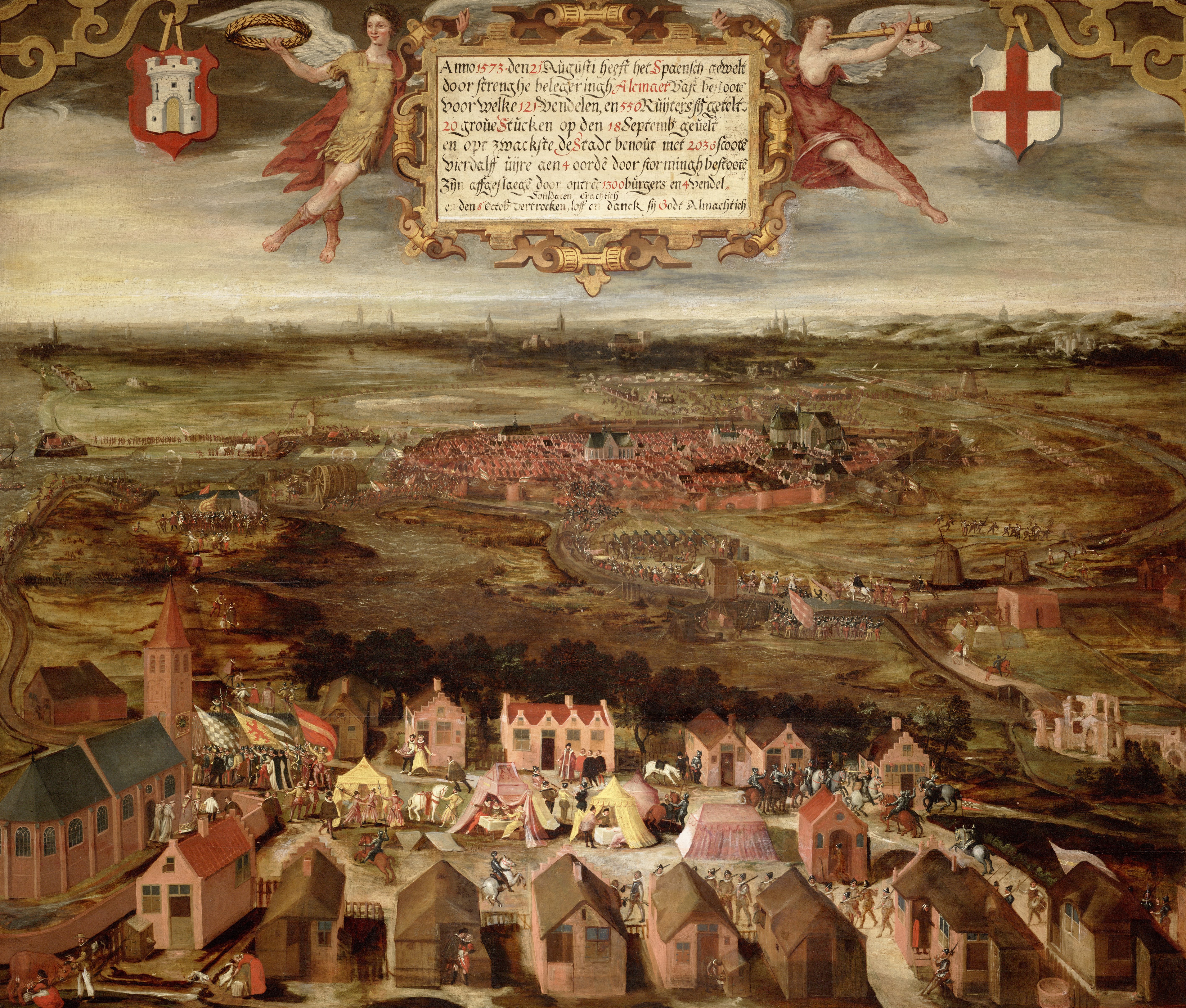 The siege of Alkmaar