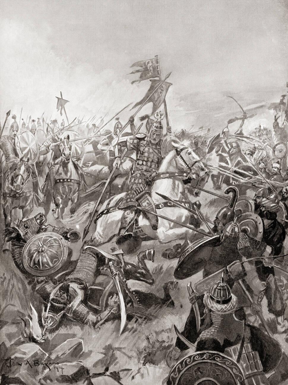 The victory of Heraclius at The Battle of Nineveh
