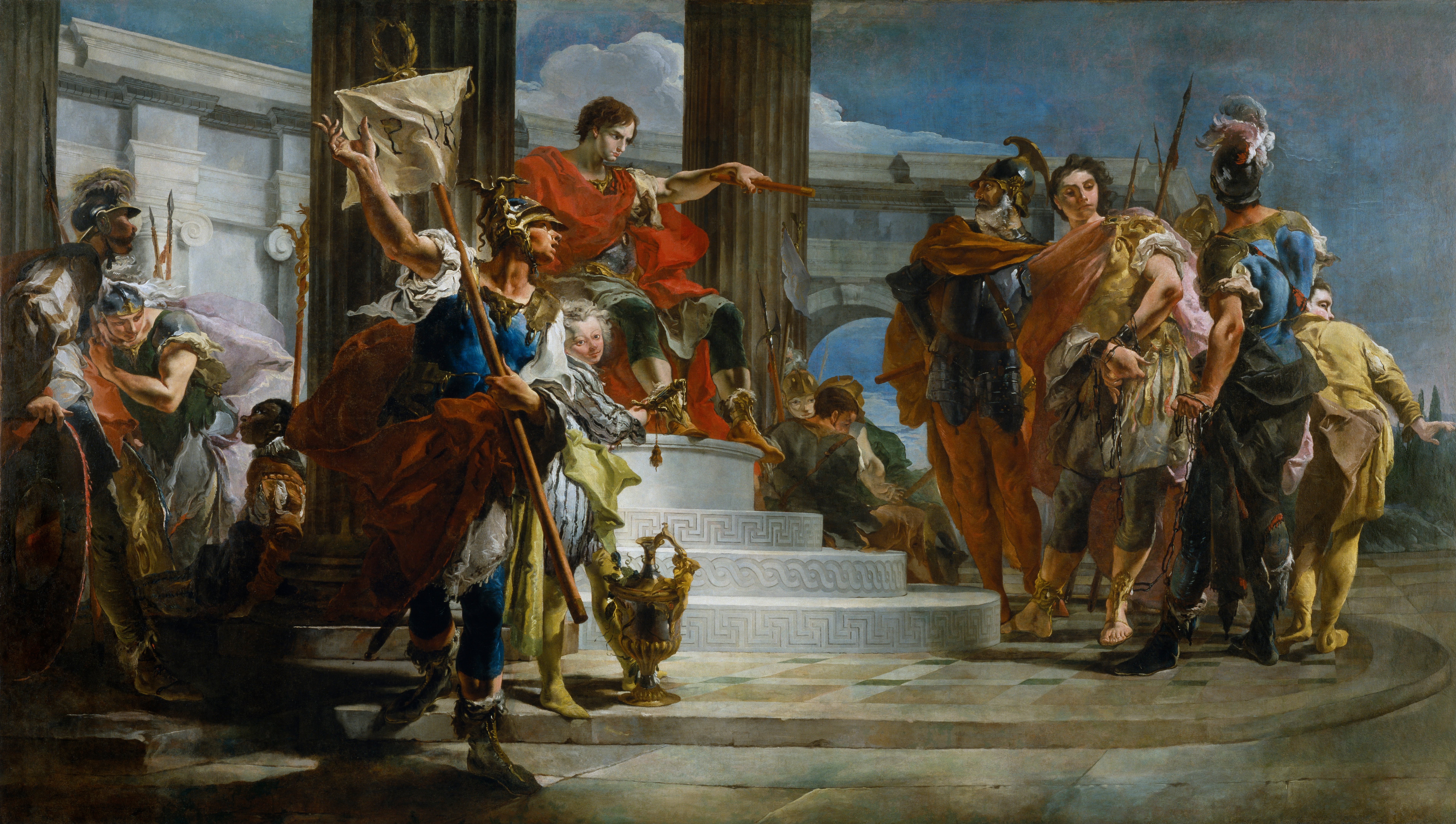 Scipio Africanus Freeing Massiva Tiepolo, Giovanni Battista