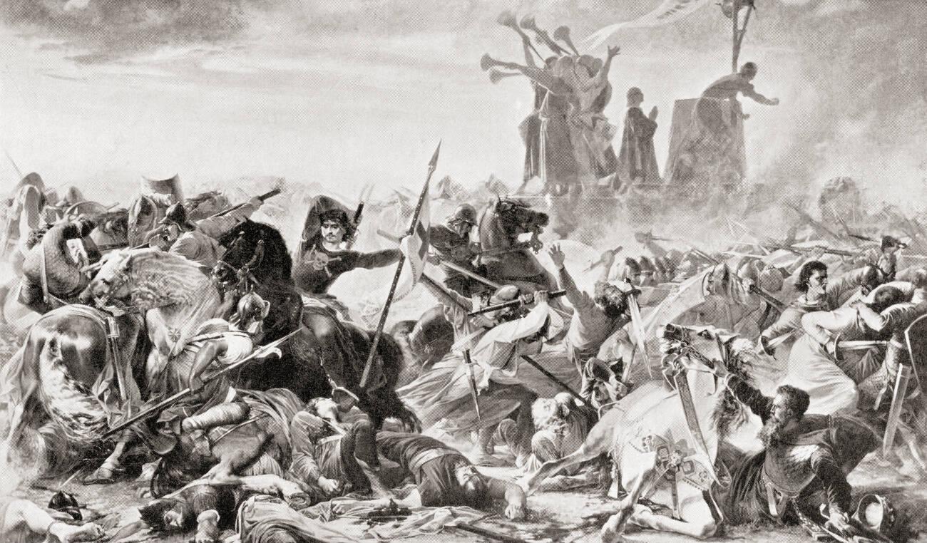 The Battle of Legnano, fought between the forces of the Holy Roman Empire, led by Emperor Frederick Barbarossa, and the Lombard League