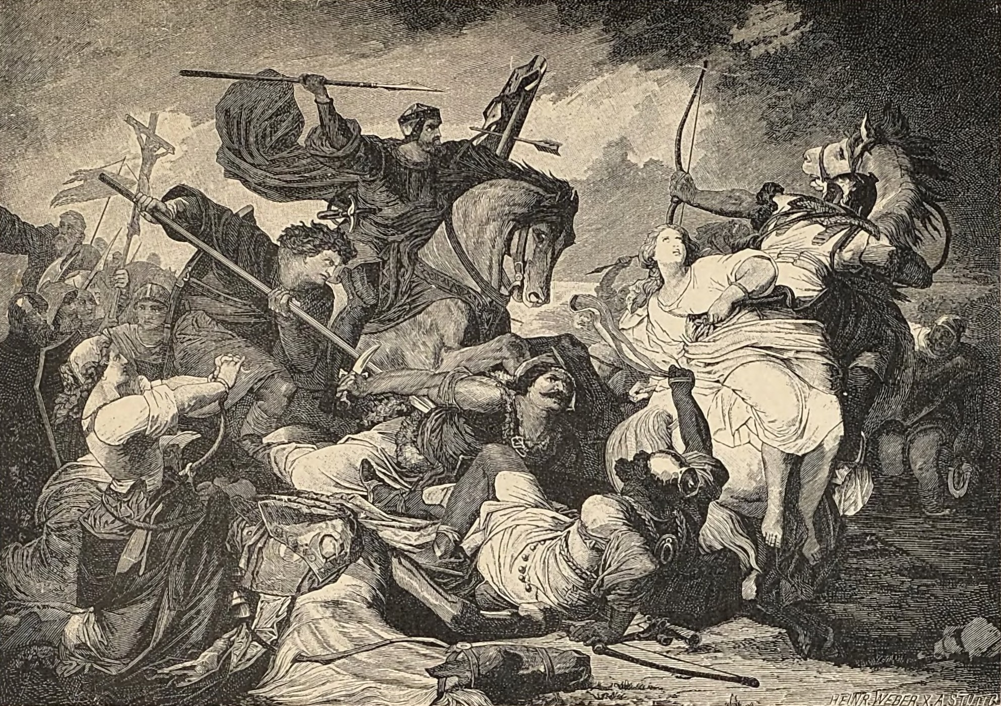Victory of Duke Berthold I over the Hungarians on the Walser Haide