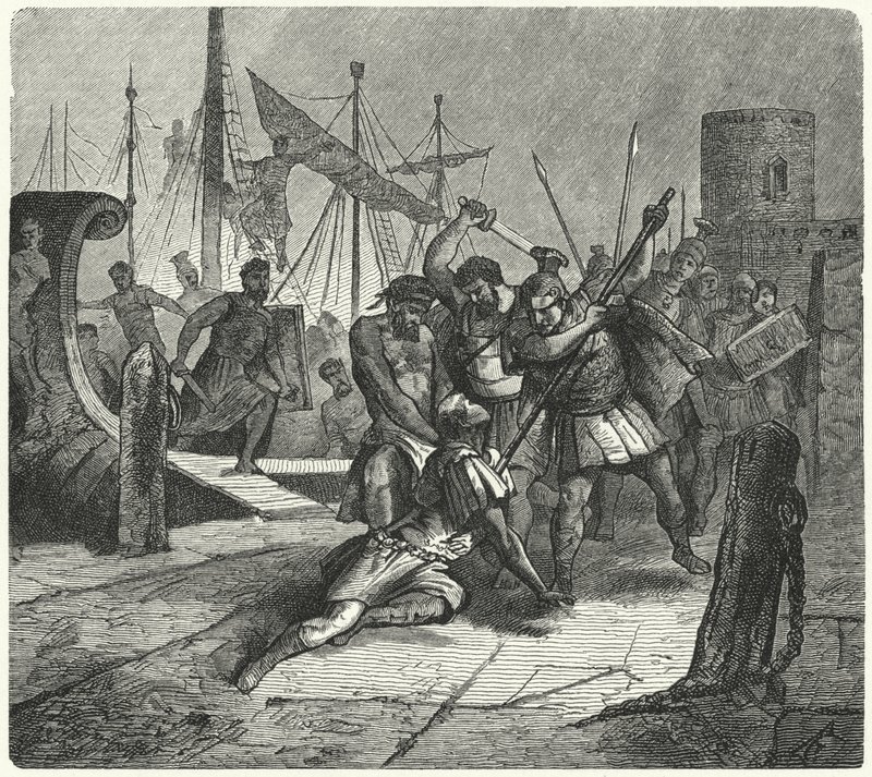 Lucius Cornelius Cinna killed by his own soldiers in a mutiny