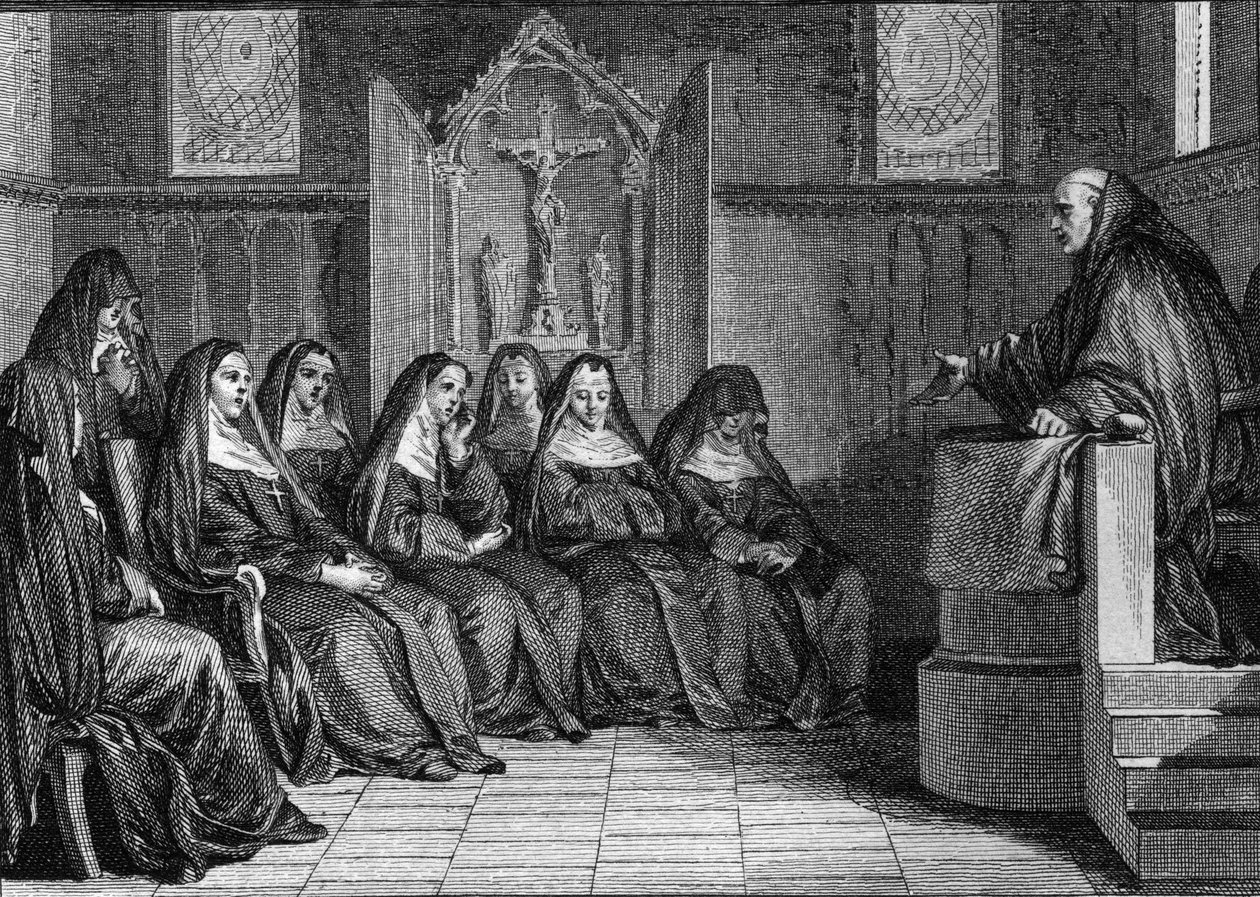 Abelard became a monk of the abbey of Saint Denis