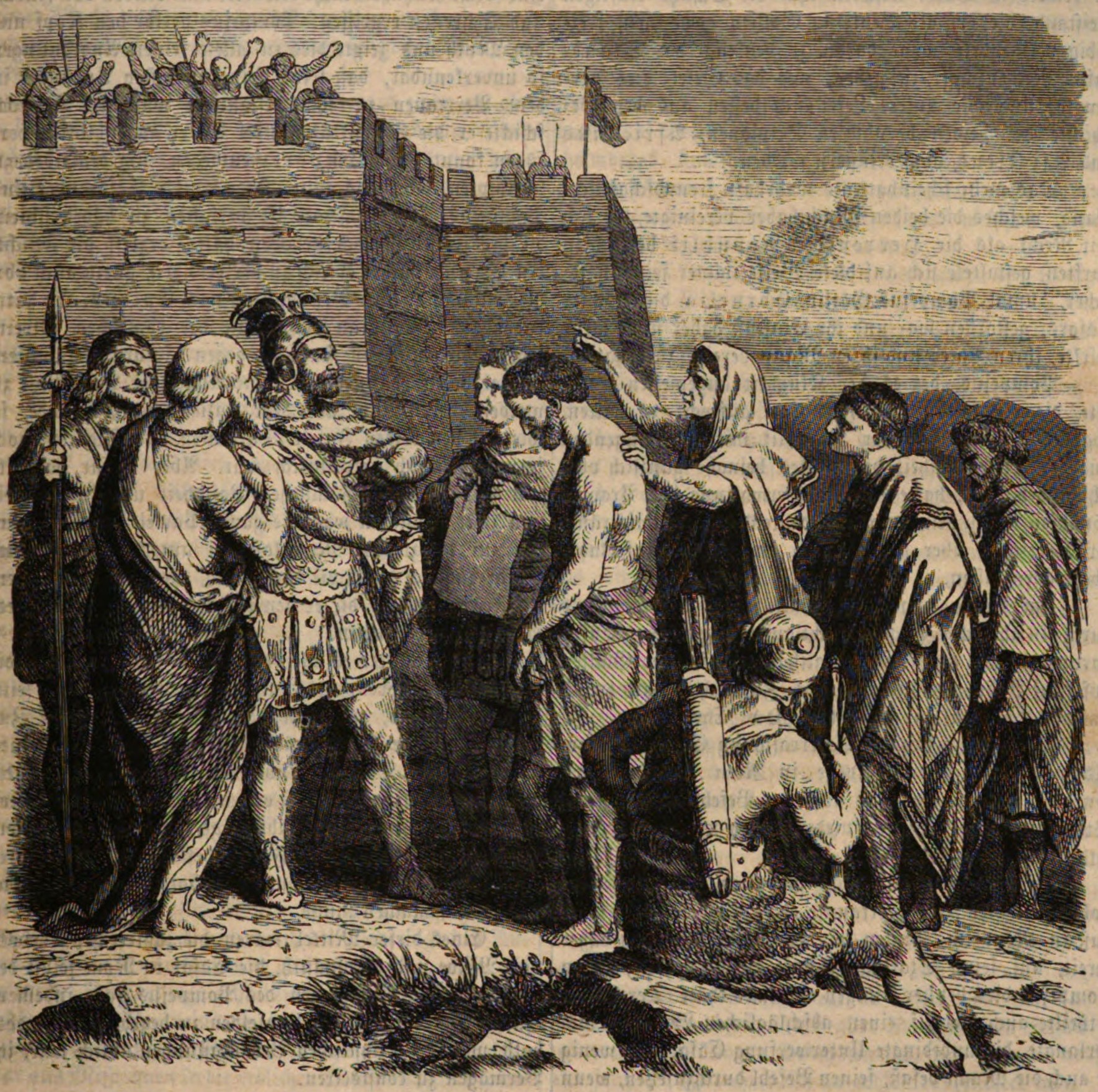 Generosity of the Numadians (Gaius Hostilius Mancinus surrendering)