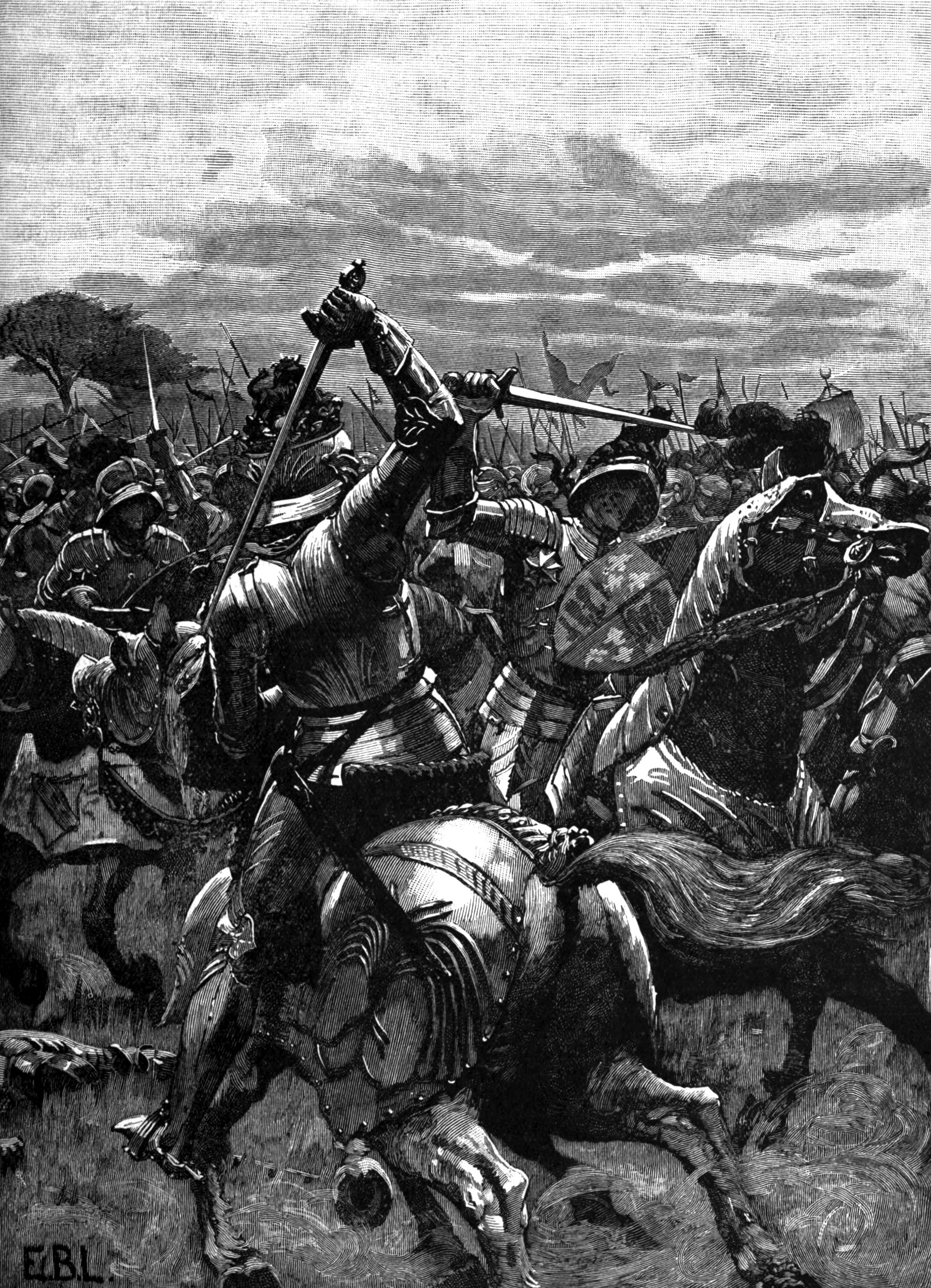 Richard III at the Battle of Bosworth