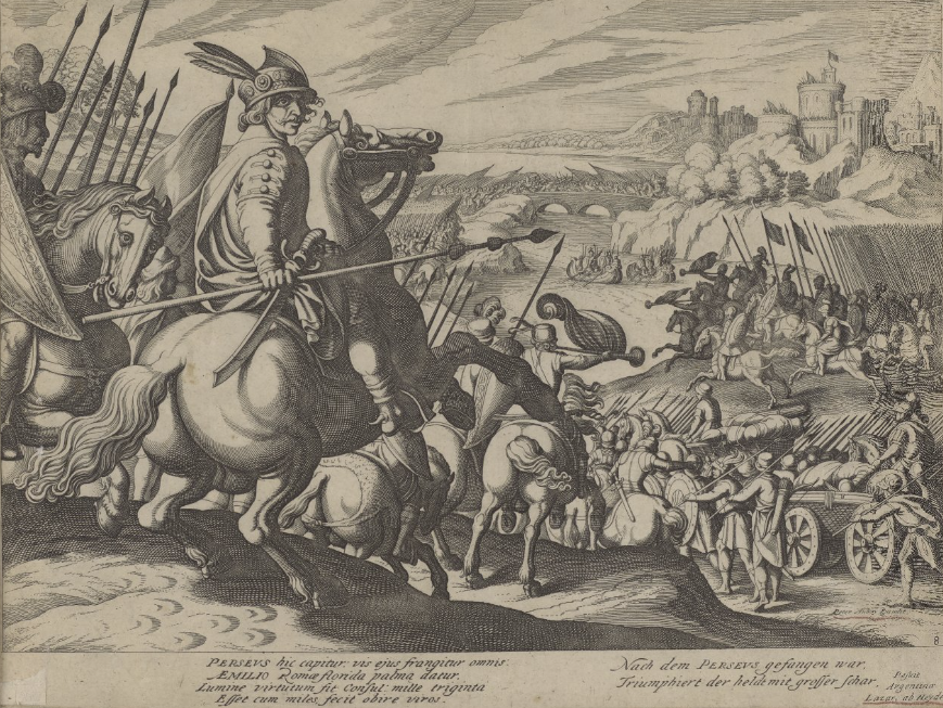 Battle of Pynda (engraving by Matthäus Merian, cca 1625)