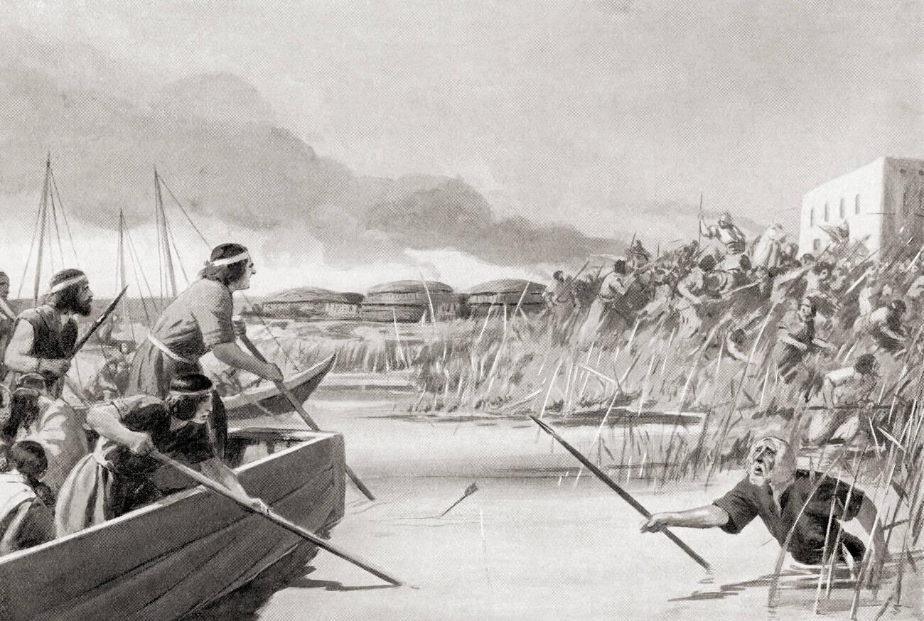 The conquest of the Sealand, Babylonia, by the Kassites
