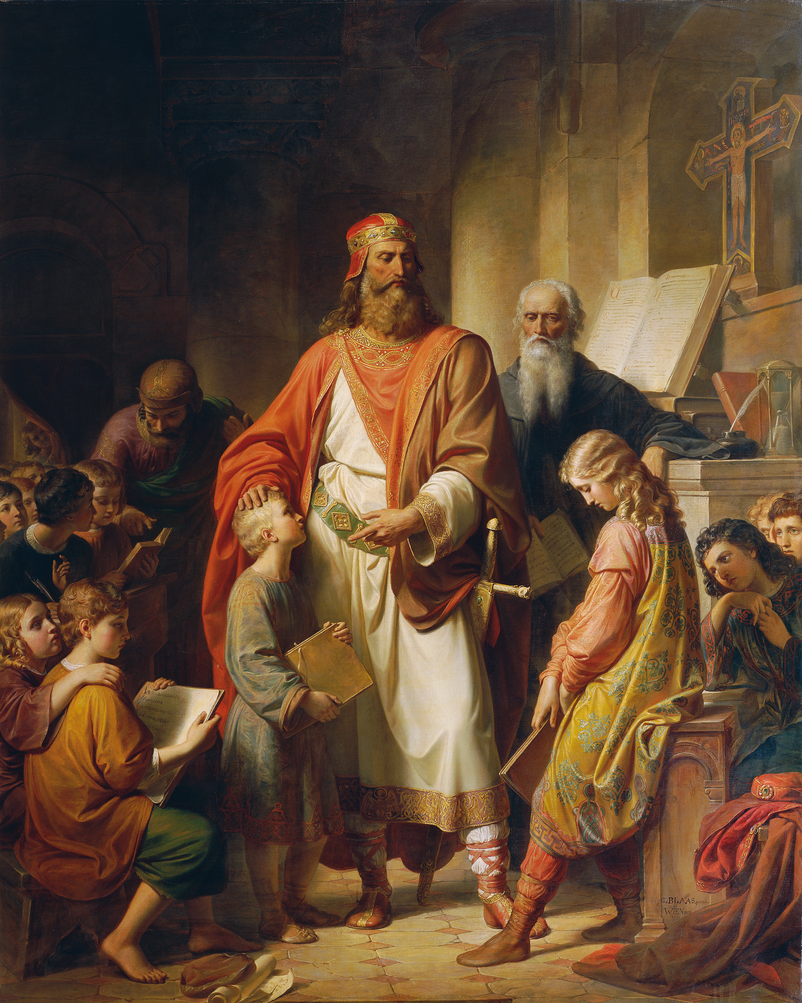 Charlemagne Scolds the Negligent Students