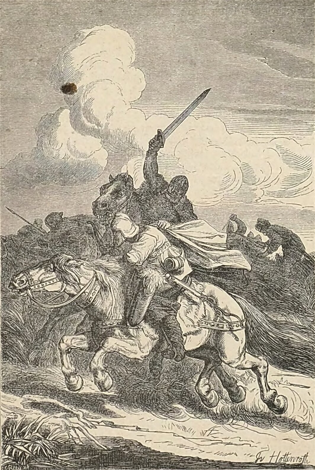 Hungarian noble is captured by Germans