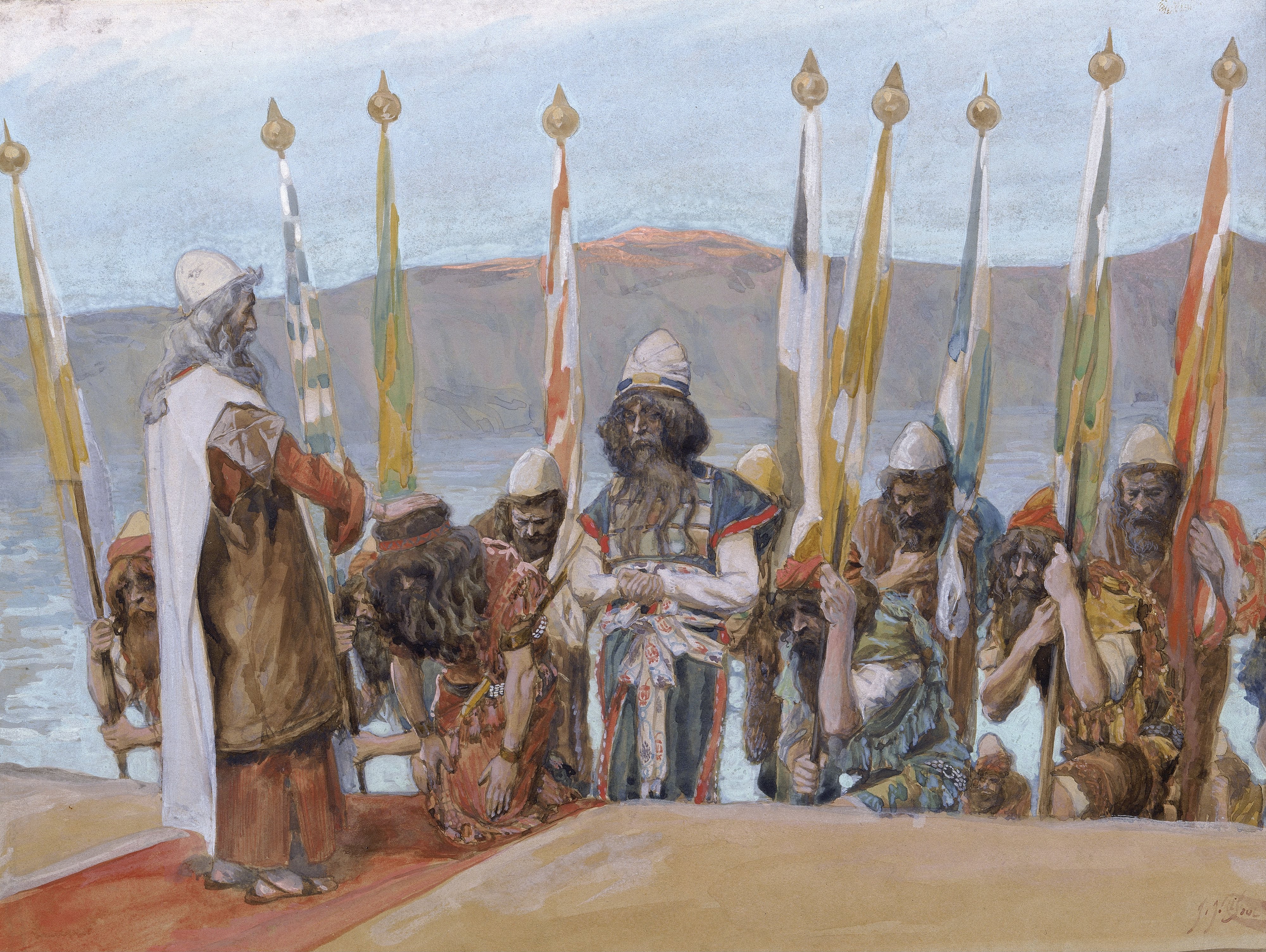Moses Blesseth Joshua Before the High Priest